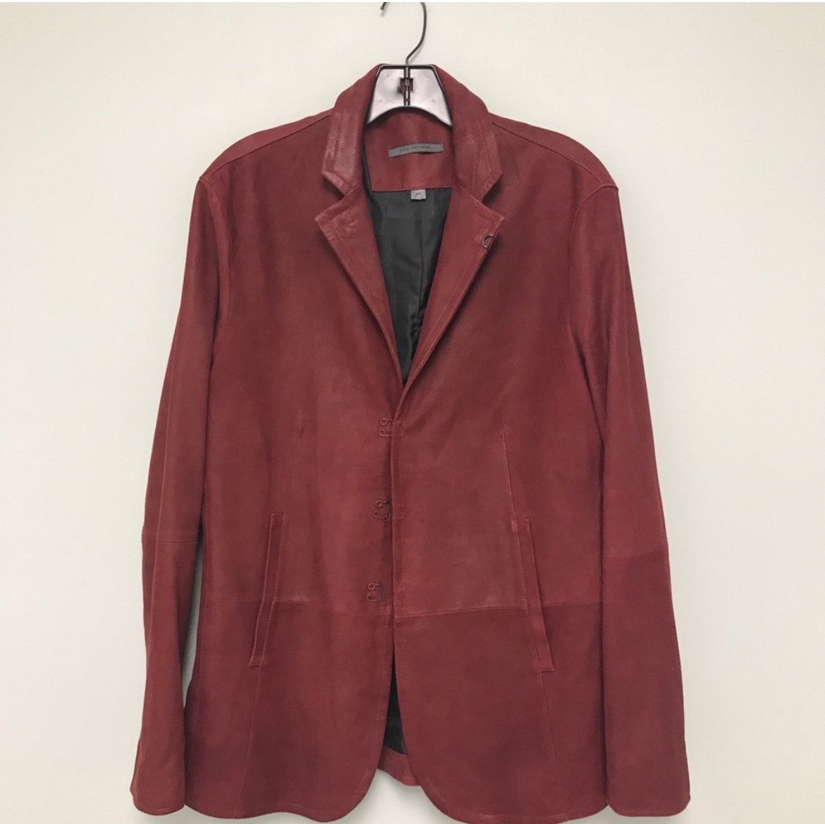 John Varvatos Suede hook and bar jacket. 48 Size US M / EU 48-50 / 2 - 8 Thumbnail