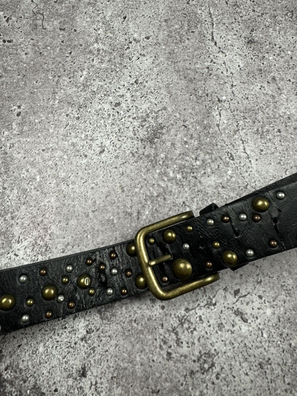 Japanese Brand VINTAGE PUNK ROCK STUDDEDB OPIUM BELT Y2K JAPANESE Size ONE SIZE - 8 Thumbnail