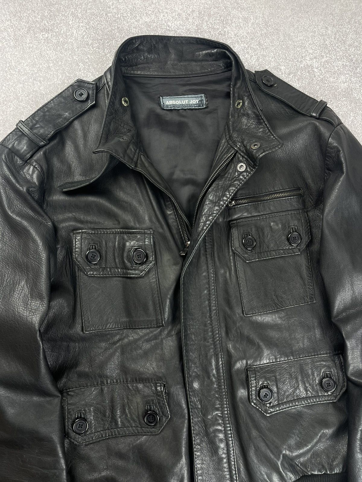 Absolut Joy Absolut Joy Leather Jacket Men’s Size M-L Size US M / EU 48-50 / 2 - 5 Thumbnail