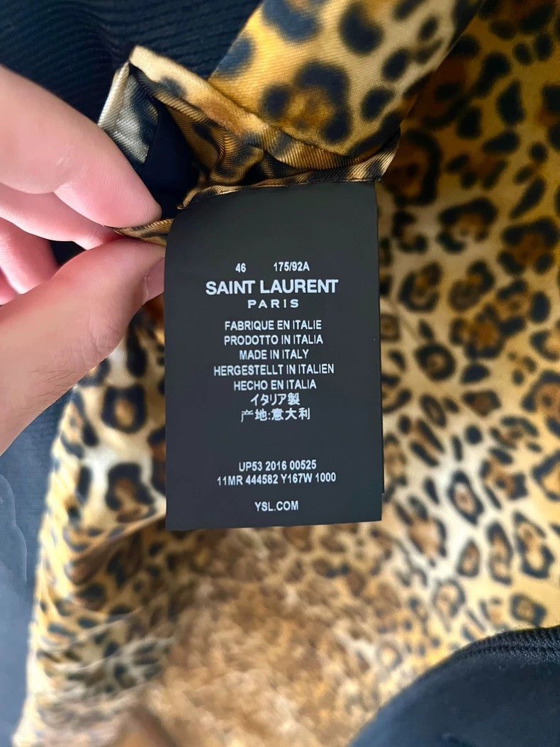 Saint Laurent Paris Saint Laurent Paris 16FW black gun collar coat-2506 Size US S / EU 44-46 / 1 - 5 Thumbnail