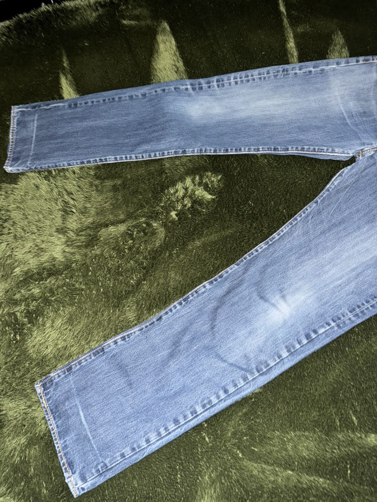 Levi's [W33/L34] Levis 501 Leather label button fly denim pants Size US 33 - 6 Thumbnail