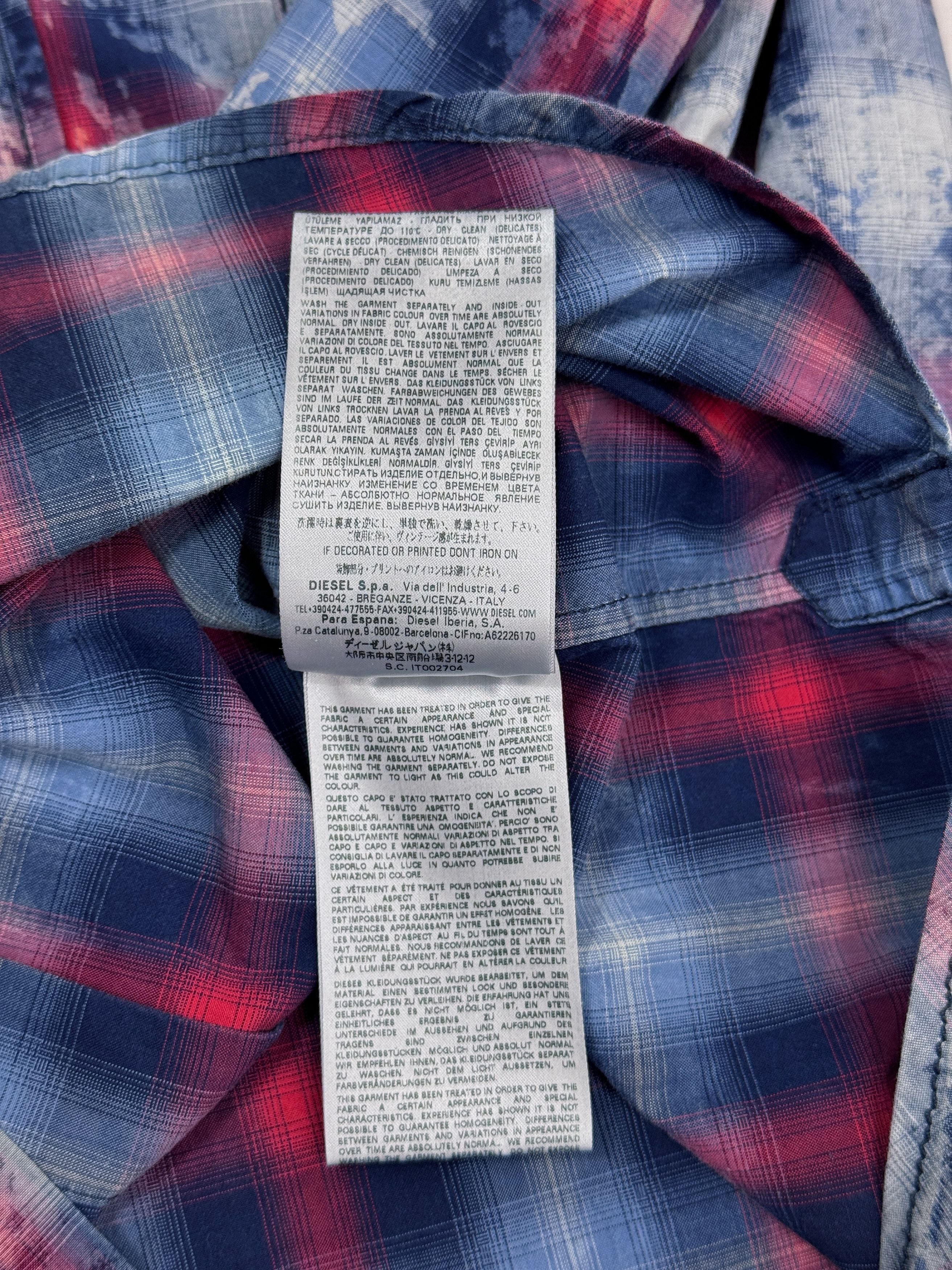 Diesel × Diesel Black Gold Diesel Black Gold Shirt Western Snap Checkered Designed Size US L / EU 52-54 / 3 - 21 Thumbnail