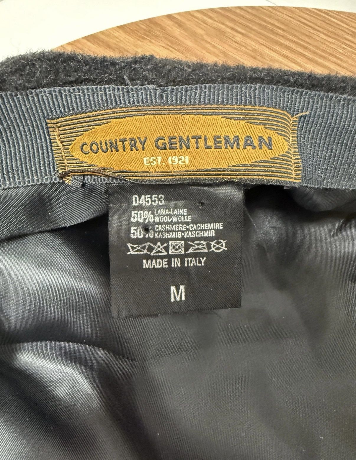 Other Country Gentleman Vtg Black Wool Cashmere Newsboy Cap 04553 Size ONE SIZE - 2 Thumbnail