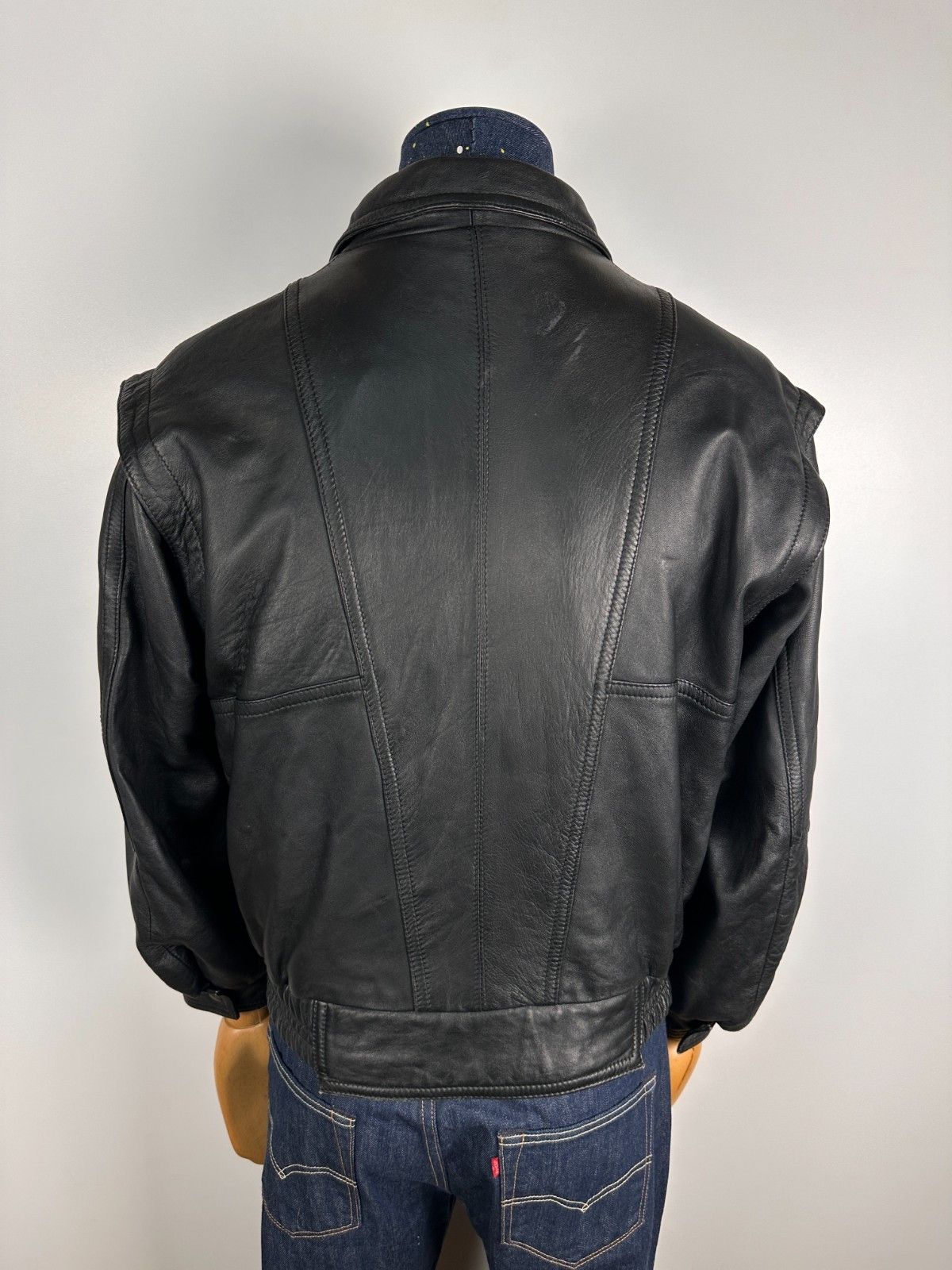 Honda Honda Boutique Geneva 80's Vintage Leather Jacket Size S Size US S / EU 44-46 / 1 - 7 Thumbnail