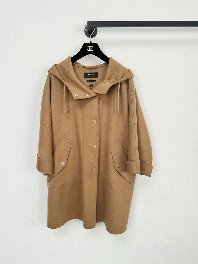 Max Mara Max Mara Brown wool coat Size S / US 4 / IT 40 - 1 Thumbnail