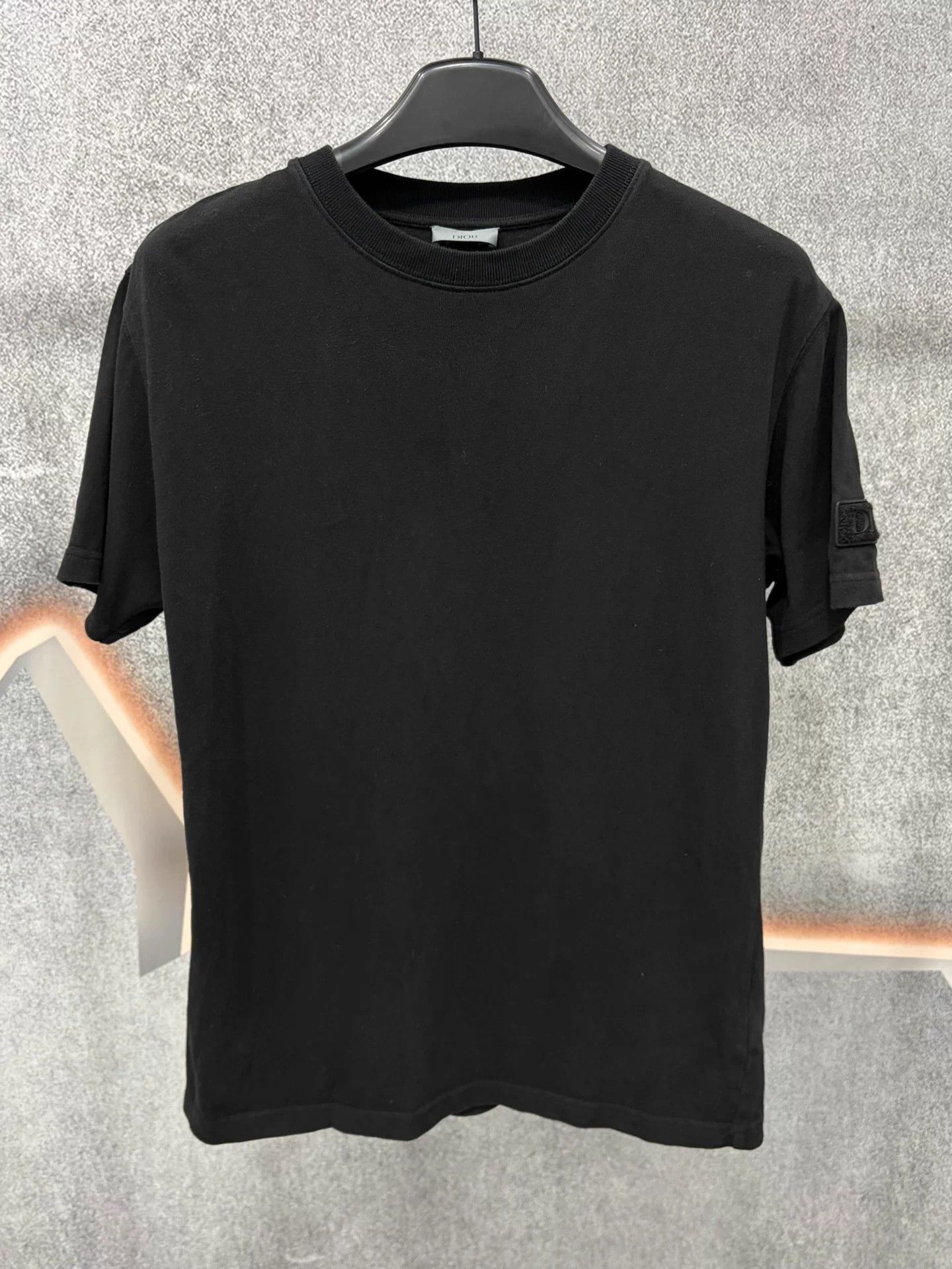 Dior Black Short Sleeve Crew Neck T-Shirt Size US S / EU 44-46 / 1 - 1 Thumbnail