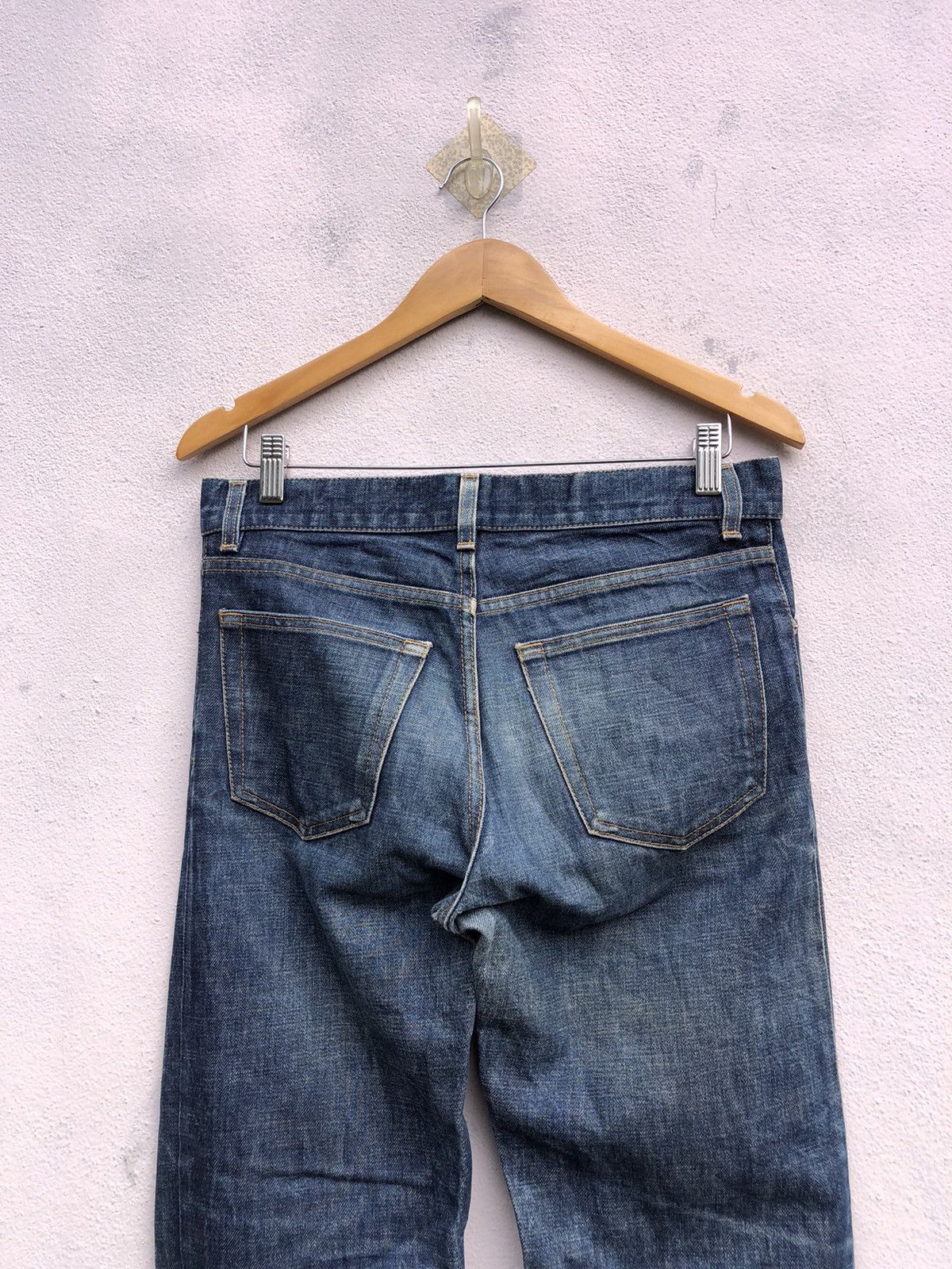 Helmut Lang Helmut Lang Classic Raw Denim Distressed Jeans Size US 30 / EU 46 - 6 Thumbnail