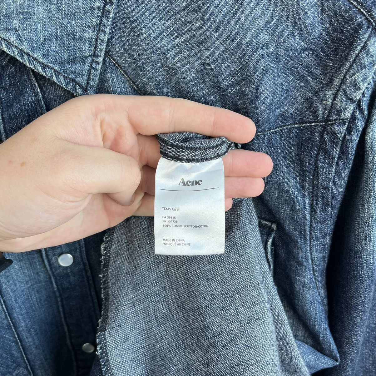 Acne Studios VINTAGE AW11 ACNE STUDIOS TEXAS DENIM BUTTON UP SHIRT Size US M / EU 48-50 / 2 - 7 Thumbnail