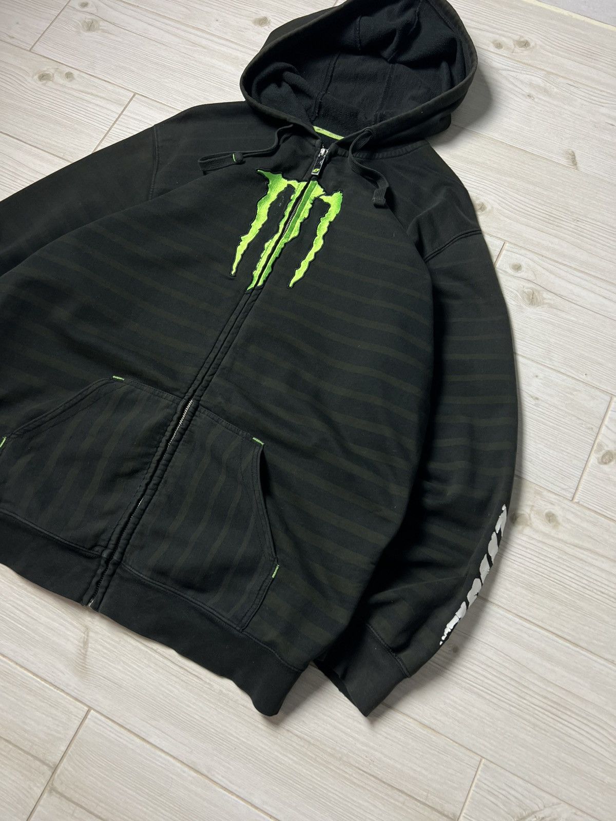 Other Vintage Y2K Monster Energy Zip Hoodie Size US XL / EU 56 / 4 - 4 Thumbnail