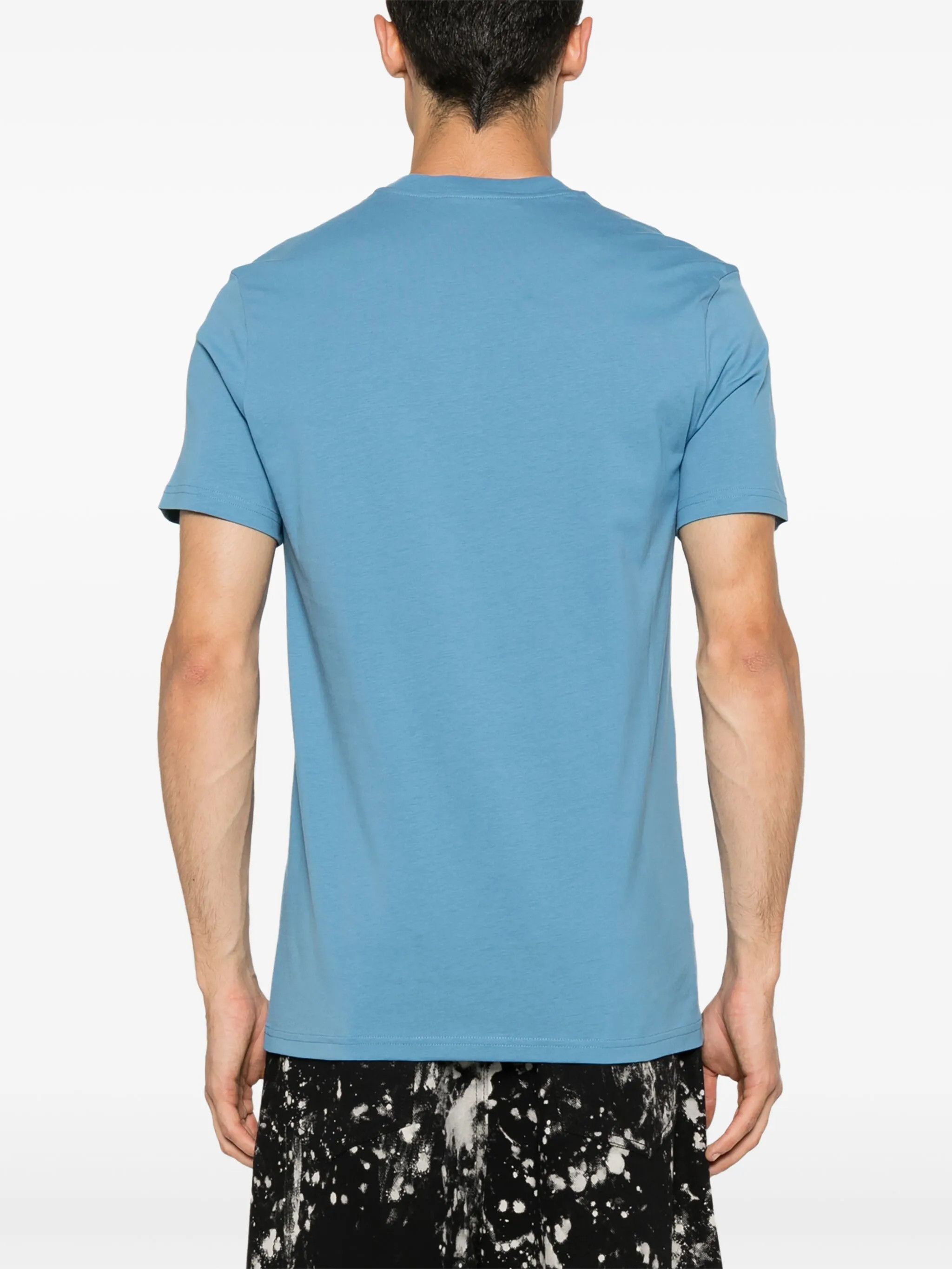 Moschino o1y0225 Logo T-Shirt in Blue Size US S / EU 44-46 / 1 - 4 Thumbnail