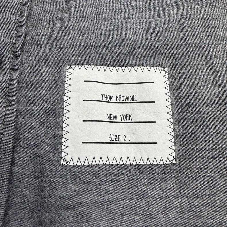 Thom Browne Thom Browne size2 Arm-wrapping woolen shirt Size US M / EU 48-50 / 2 - 7 Thumbnail