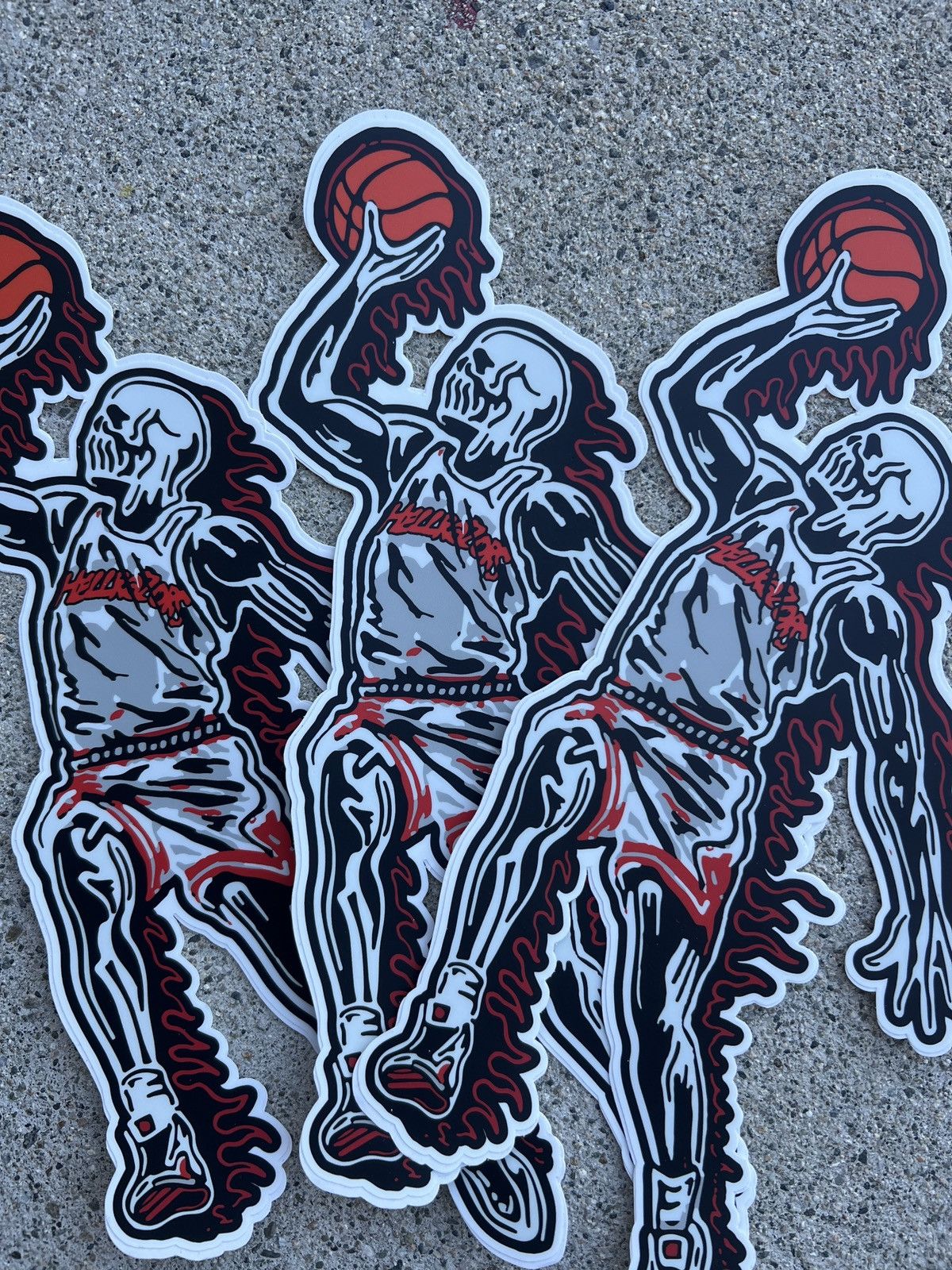 Warren Lotas 2024 Warren Lotas WLBA “The Hellrazors Lay Up” 1 Sticker Size ONE SIZE - 2 Thumbnail