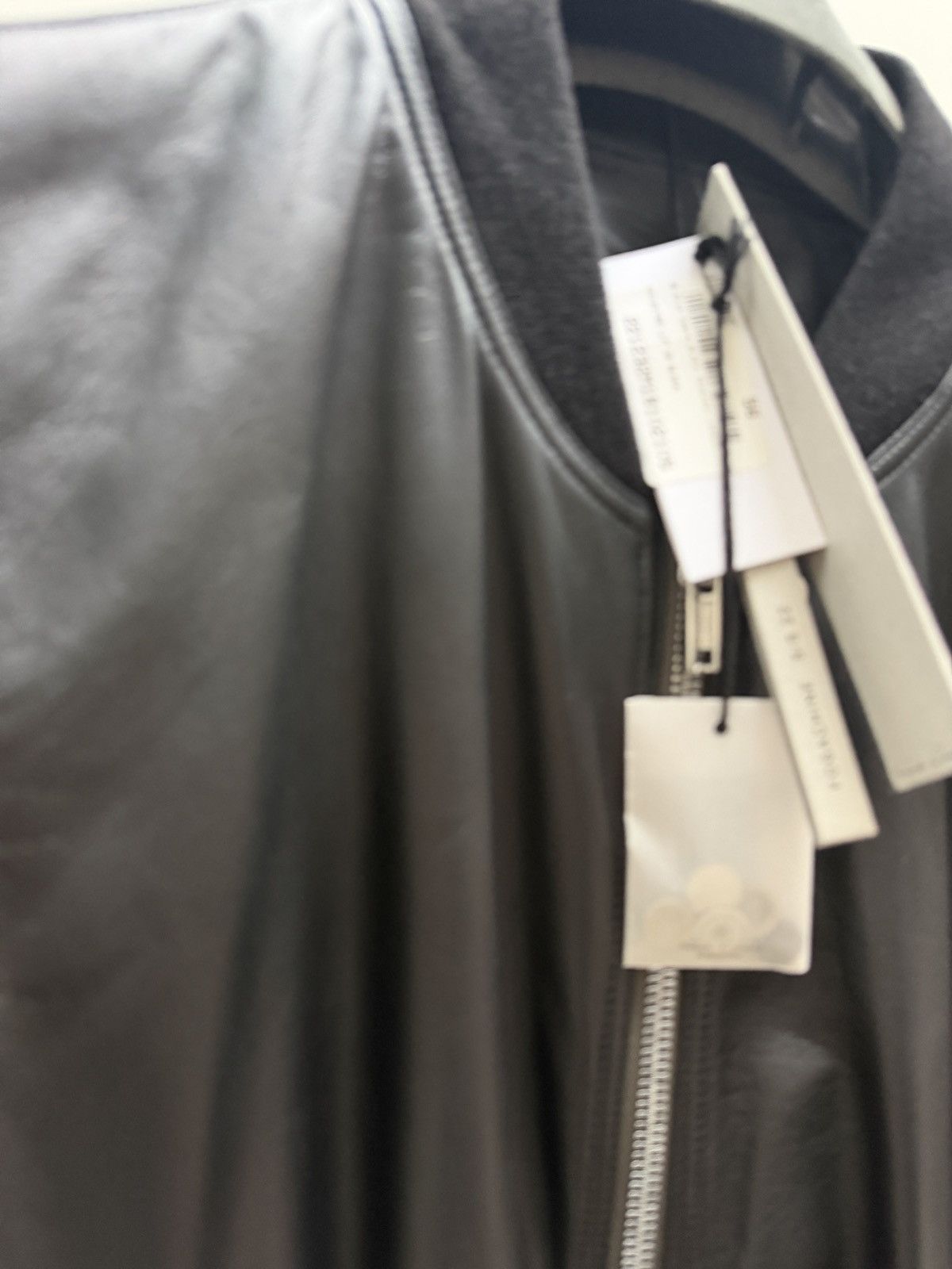 Rick Owens FOGACHINE S/S 22 - FLIGHT JACKET - LAMBSKIN Size US XL / EU 56 / 4 - 2 Thumbnail
