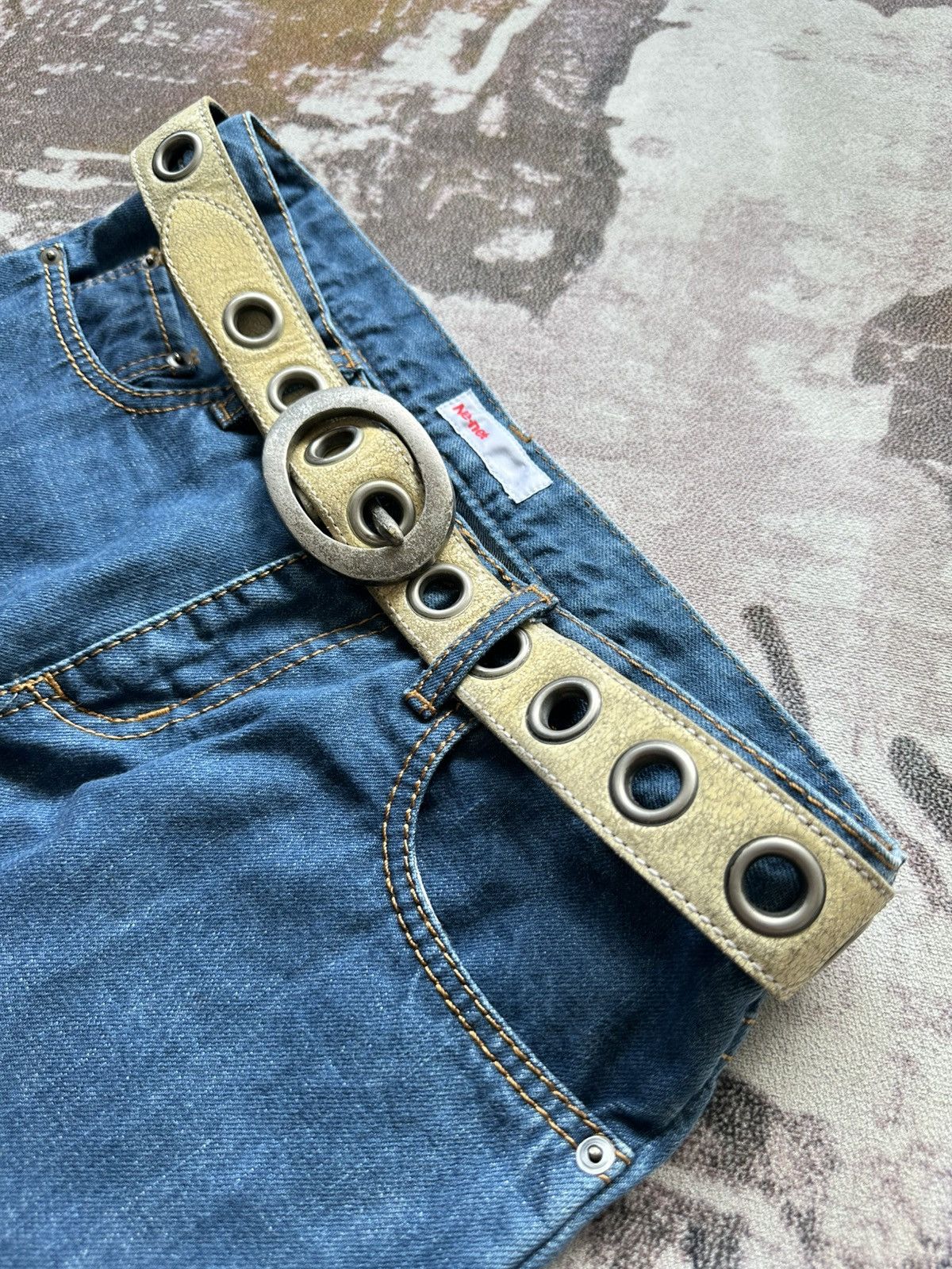 5351 POUR LES HOMMES 00's 5351 Pour Les Hommes eyelet rocker belt Size ONE SIZE - 14 Thumbnail