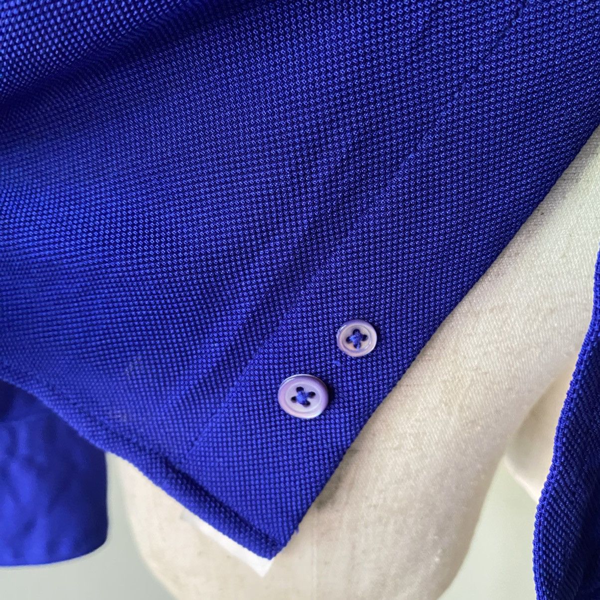 Kenzo Kenzo Blue Stretchy Soft Long Sleeve Shirt Size US XXS / EU 40 - 19 Thumbnail