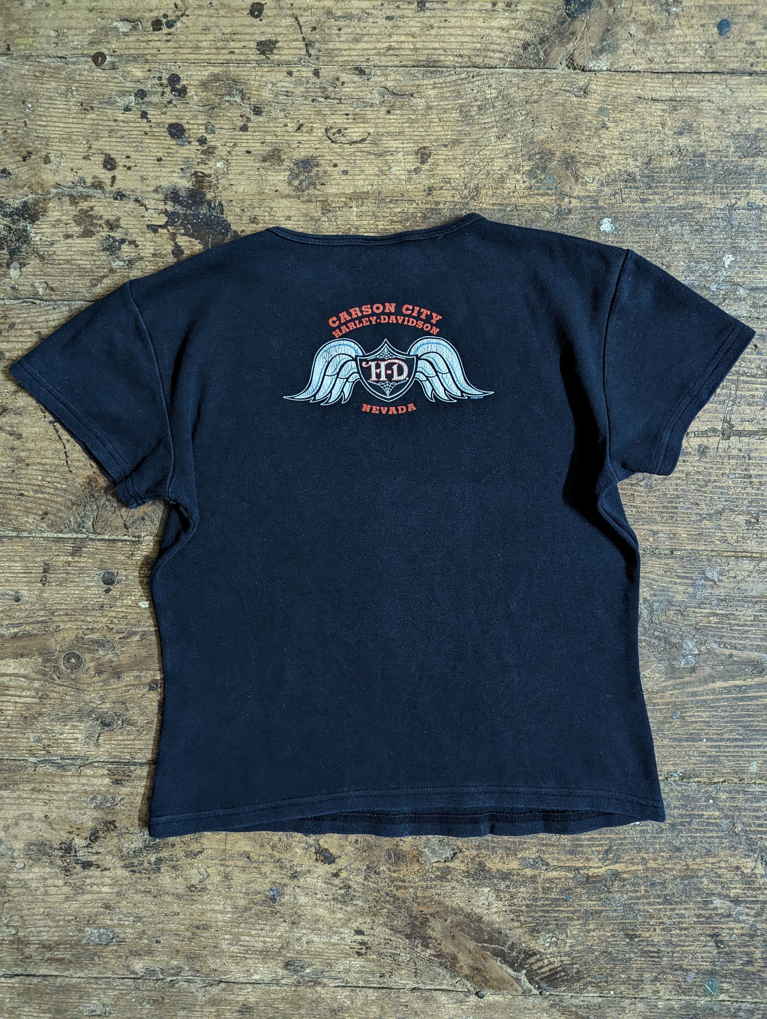 Harley Davidson 2005 Harley Davidson Carson City T Shirt Top Size M / US 6-8 / IT 42-44 - 4 Thumbnail