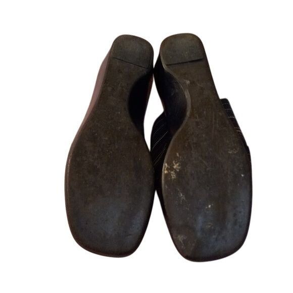 Donald Pliner Donald J Pliner Size 6 M Womens Black Wedge Sandals Crisscro Size US 8 / IT 38 - 5 Thumbnail