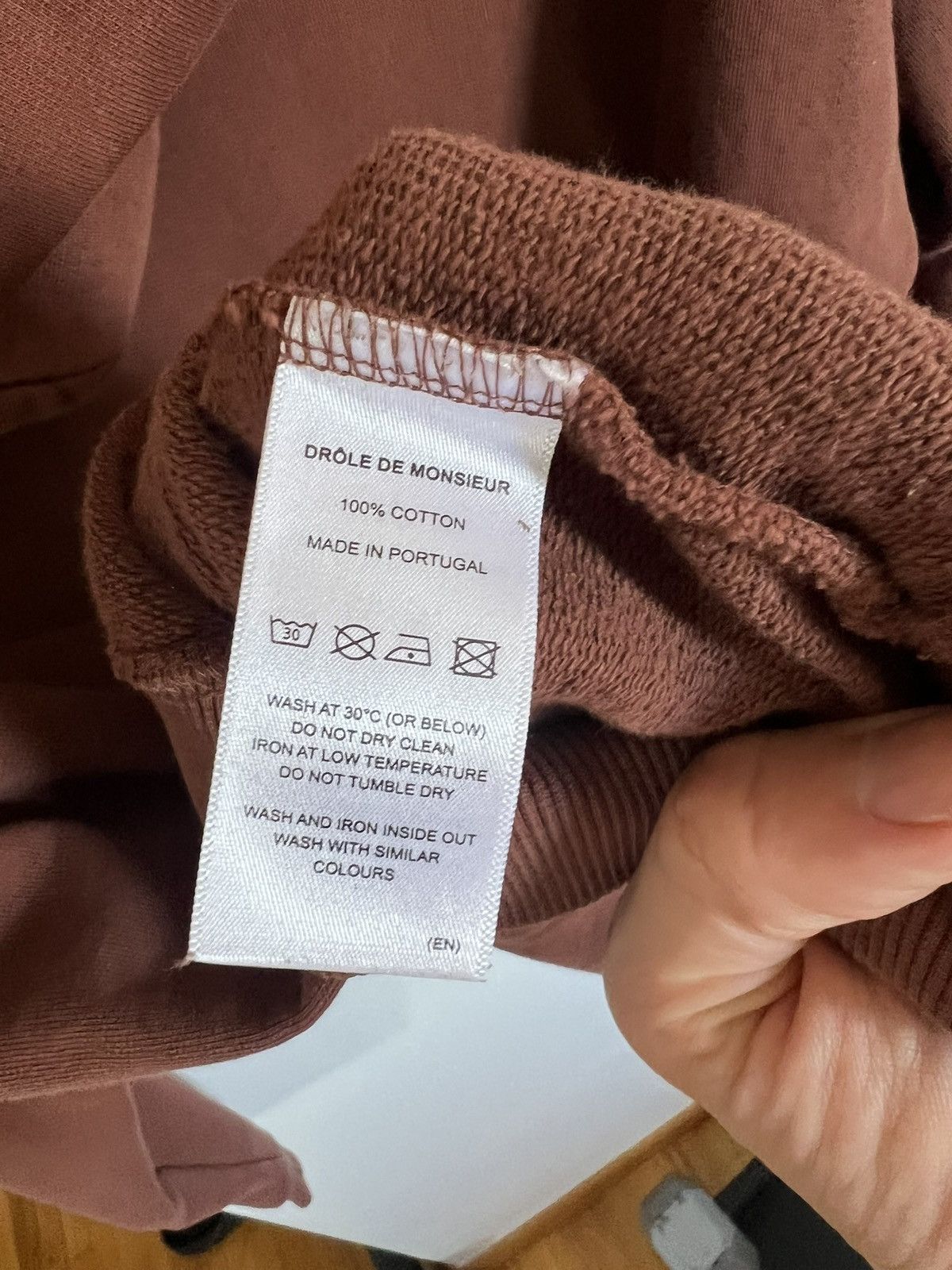 Drôle De Monsieur Hoody 2XL in Brown, Men's (Size Xxl) — image 5 of 6