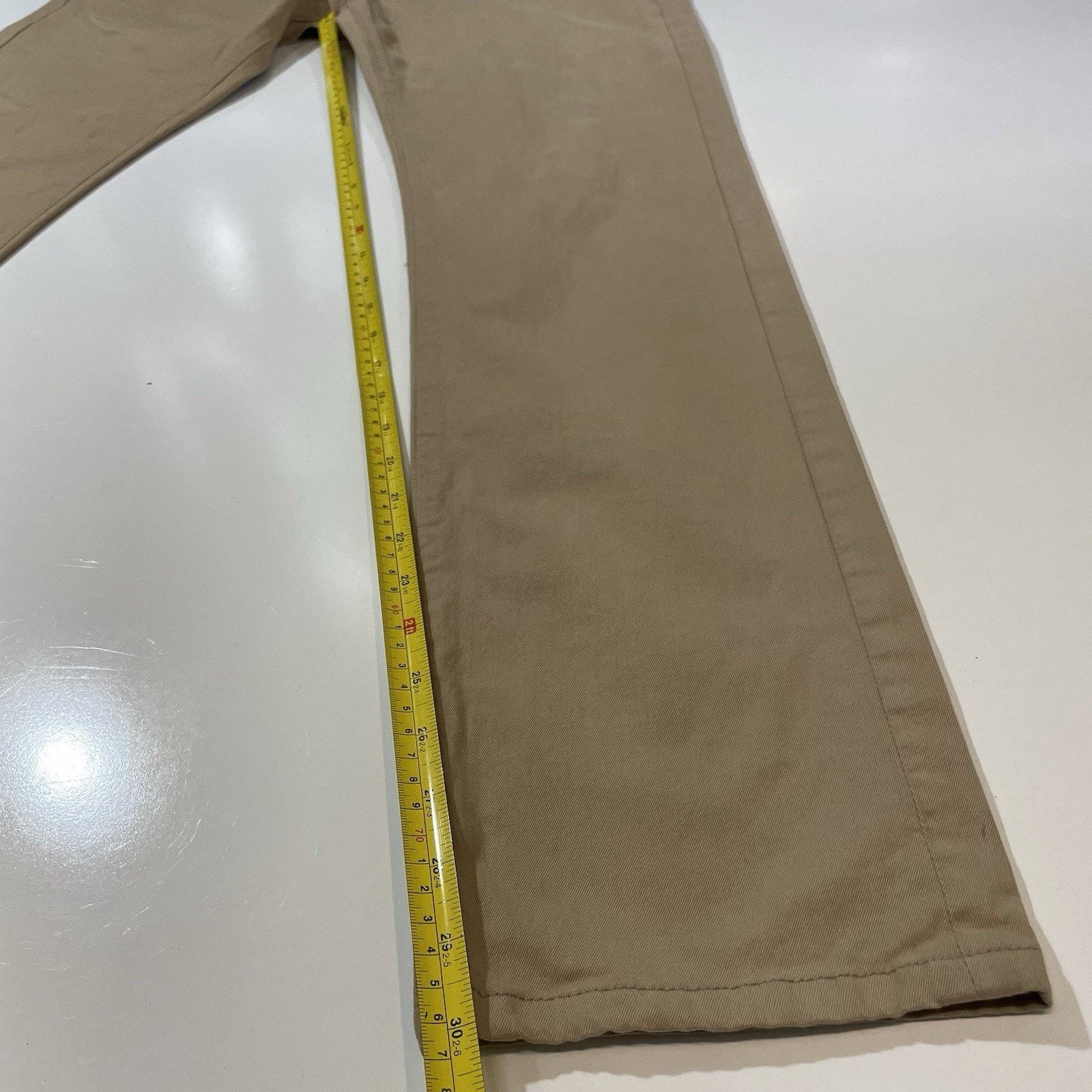 AG Adriano Goldschmied AG Adriano Goldschmied Matchbox Slim Straight Khaki Chino 32 Size US 32 / EU 48 - 3 Thumbnail