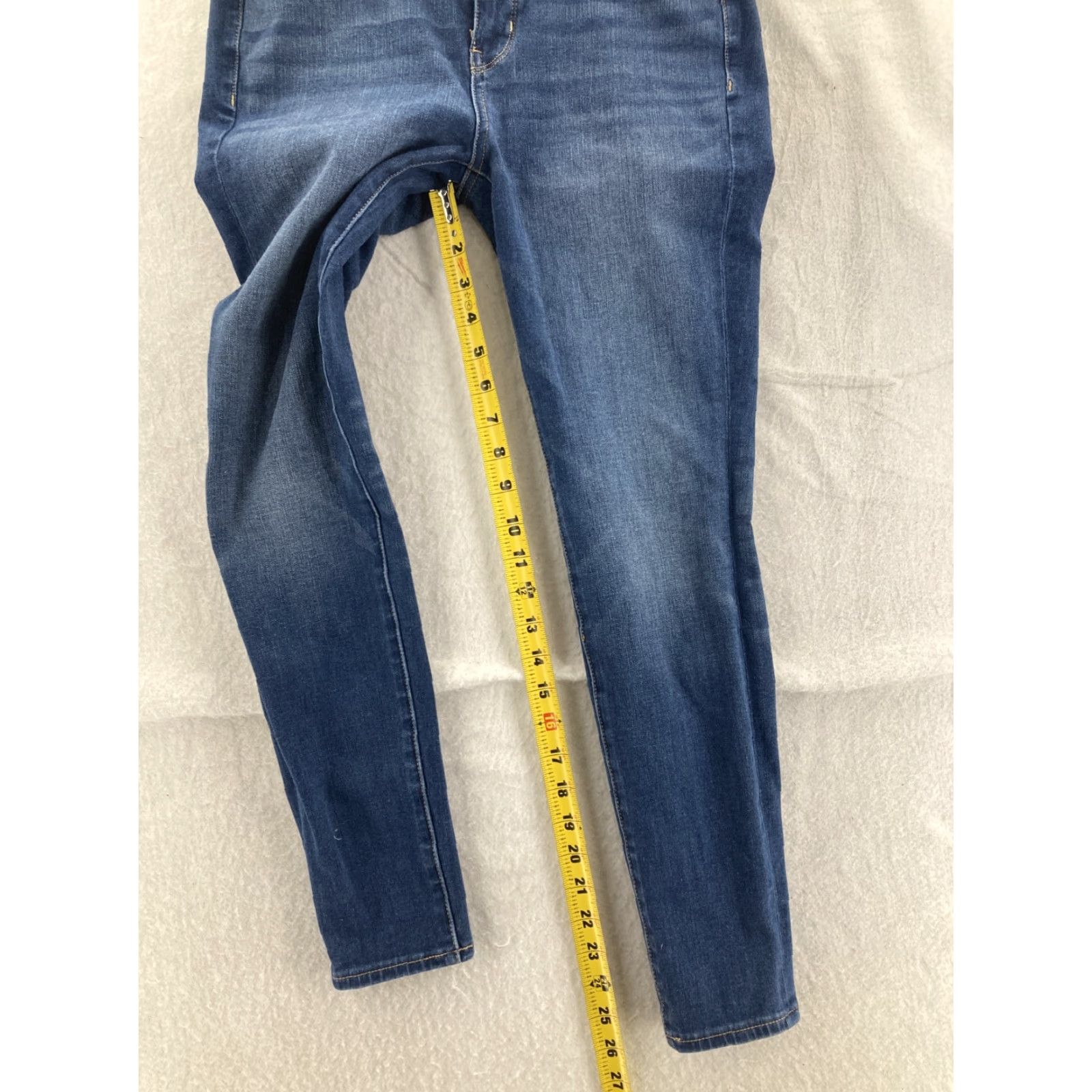 American Eagle Outfitters American Eagle Outfitters Jegging Jeans Size 6 Womens Blue Denim Slim Modern 5-Pocket Design Mid Rise 28x27 XS? Size 28" / US 6 / IT 42 - 6 Thumbnail