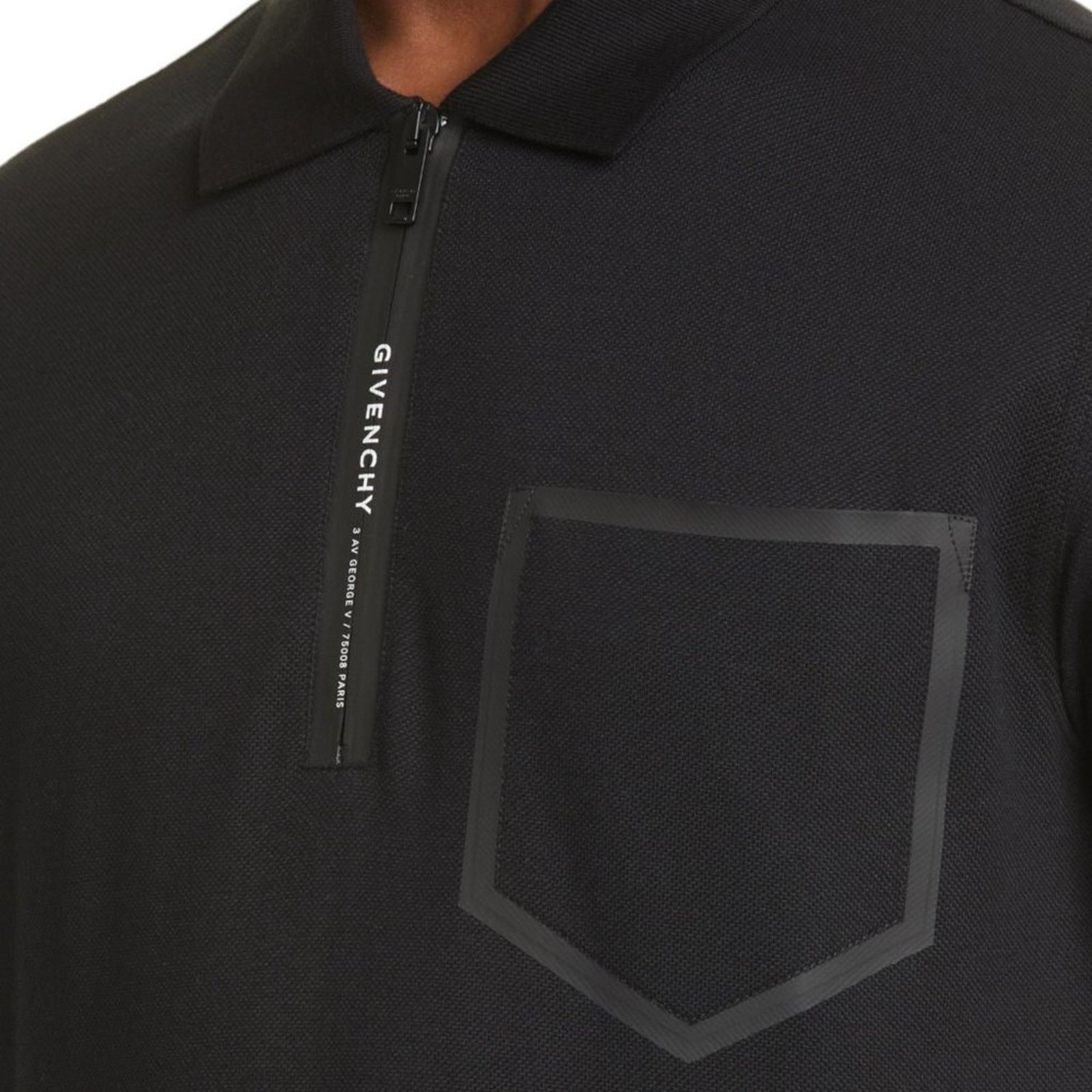 Givenchy Givenchy Short Sleeve Slim Fit Polo Shirt in Black - Large Size US L / EU 52-54 / 3 - 4 Thumbnail