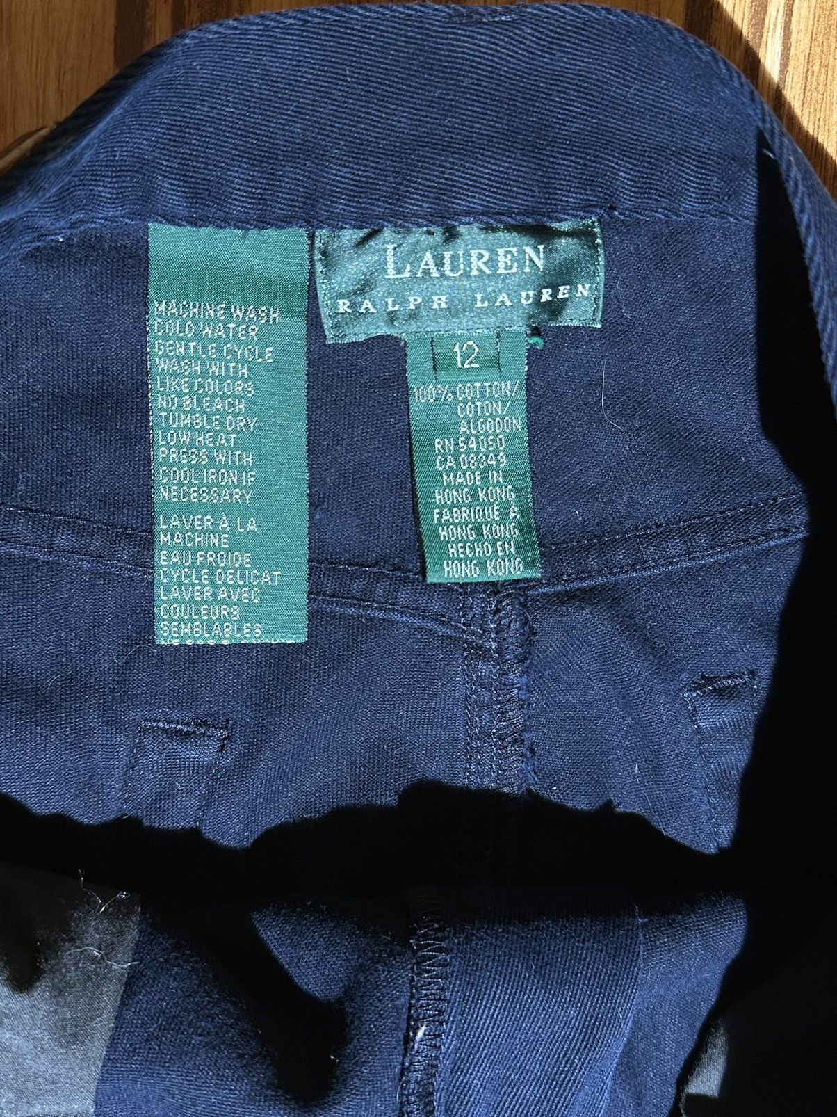 Ralph Lauren Women’s Lauren Ralph Lauren Navy Chinos Size 12 Size 34" / US 12 / IT 48 - 5 Thumbnail