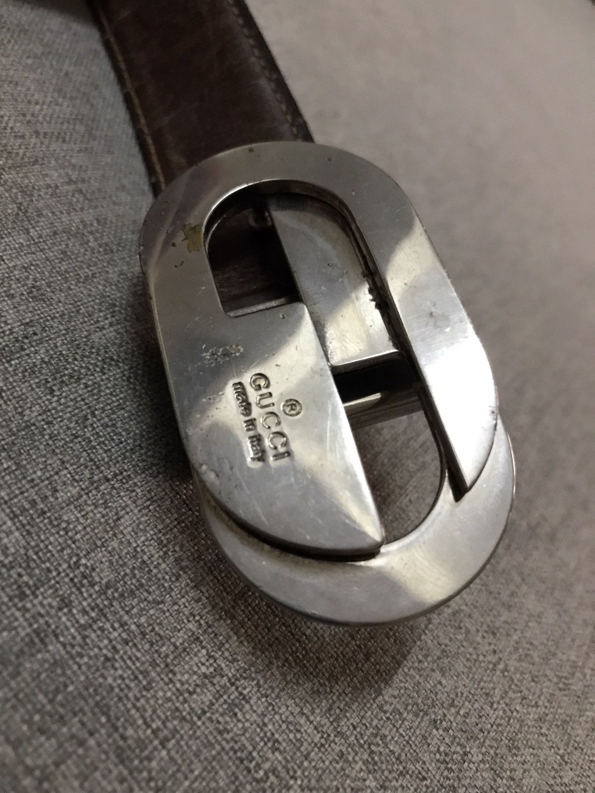 Gucci Vintage Gucci Rectangle GG Belt Size ONE SIZE - 6 Thumbnail