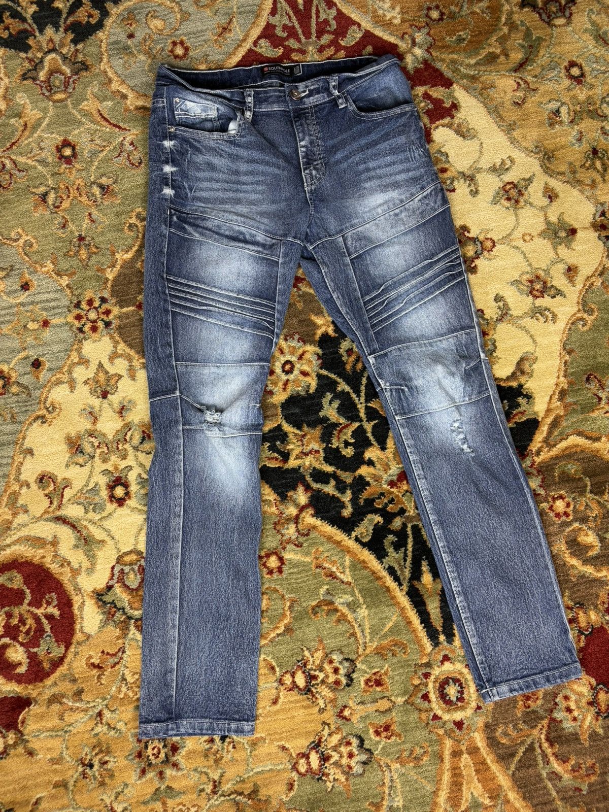 Southpole × Vintage Vintage Y2K South Pole Skinny Jeans Size US 32 / EU 48 - 2 Thumbnail