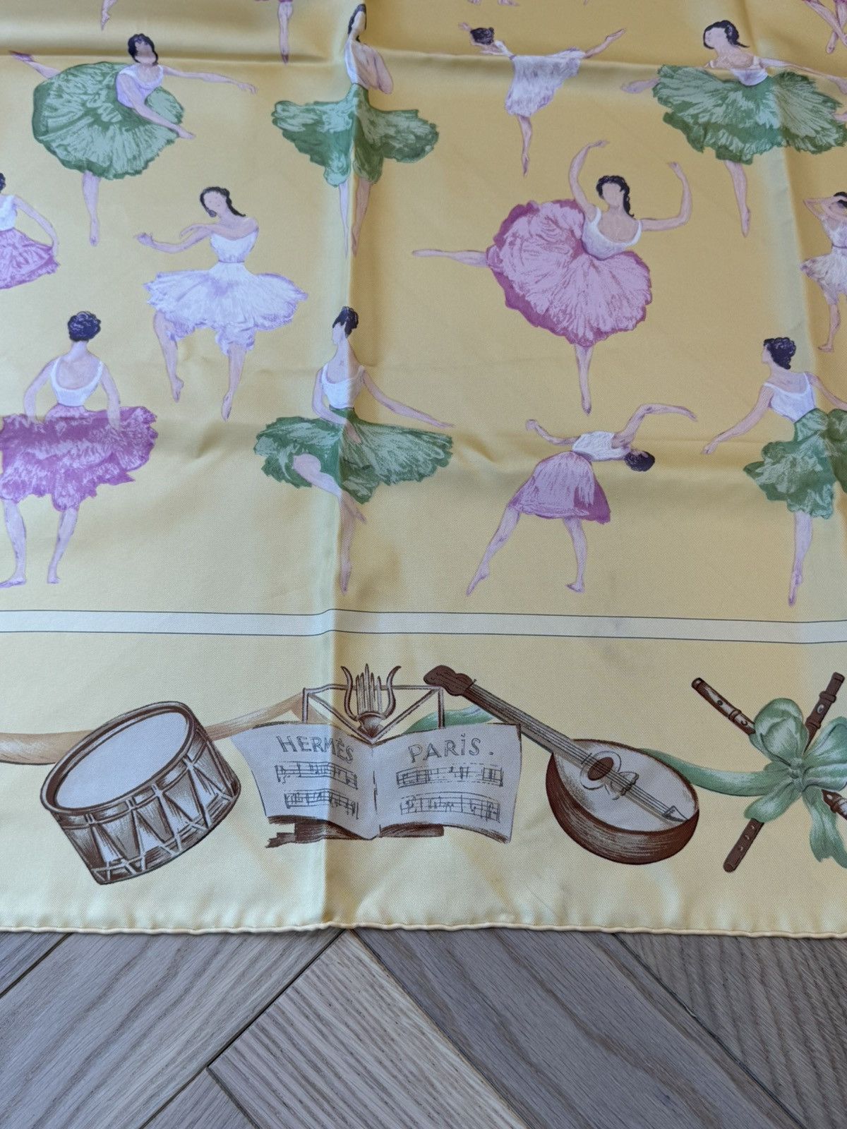 Hermes VINTAGE HERMÈS “LA DANSE” 100% SILK SCARF Size ONE SIZE - 6 Thumbnail