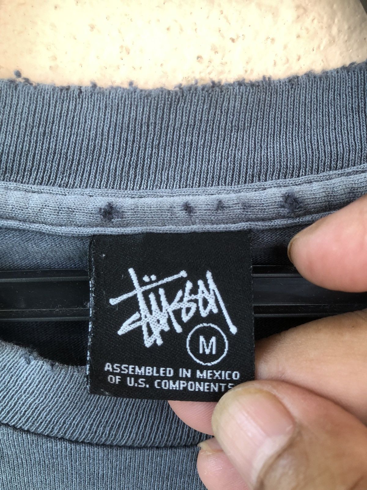 Stussy × Vintage Vintage STUSSY Faded And Distressed Tee Size US M / EU 48-50 / 2 - 8 Thumbnail