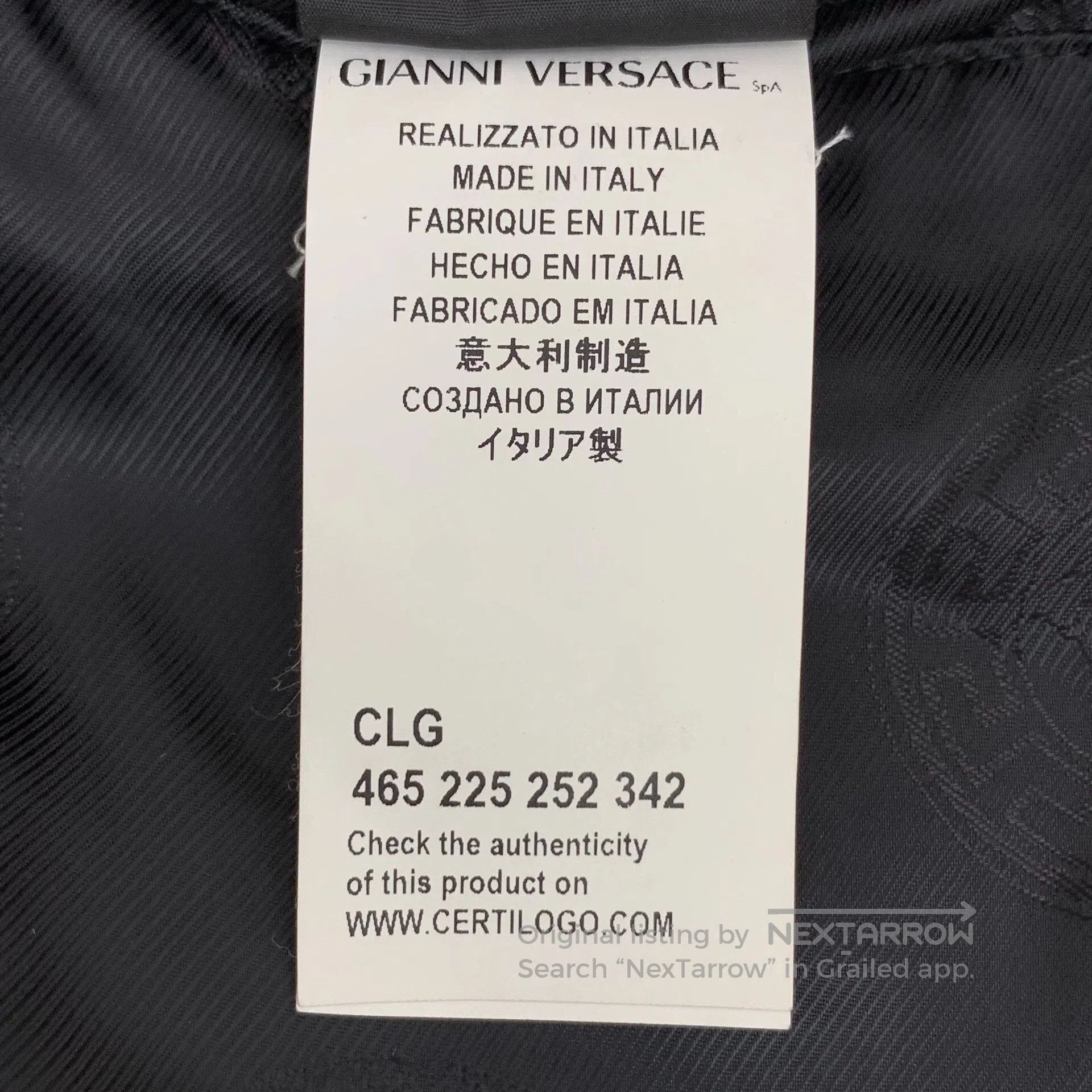 Versace Versace Colorblock Mesh Zip Jacket. Size US L / EU 52-54 / 3 - 7 Thumbnail