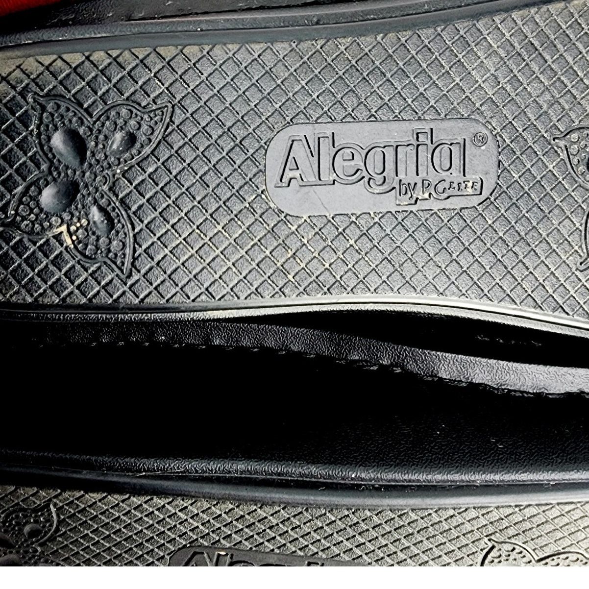 Other Alegria Black Leather Floral Embossed And Neoprene Shoes Size US 9 / IT 39 - 14 Thumbnail