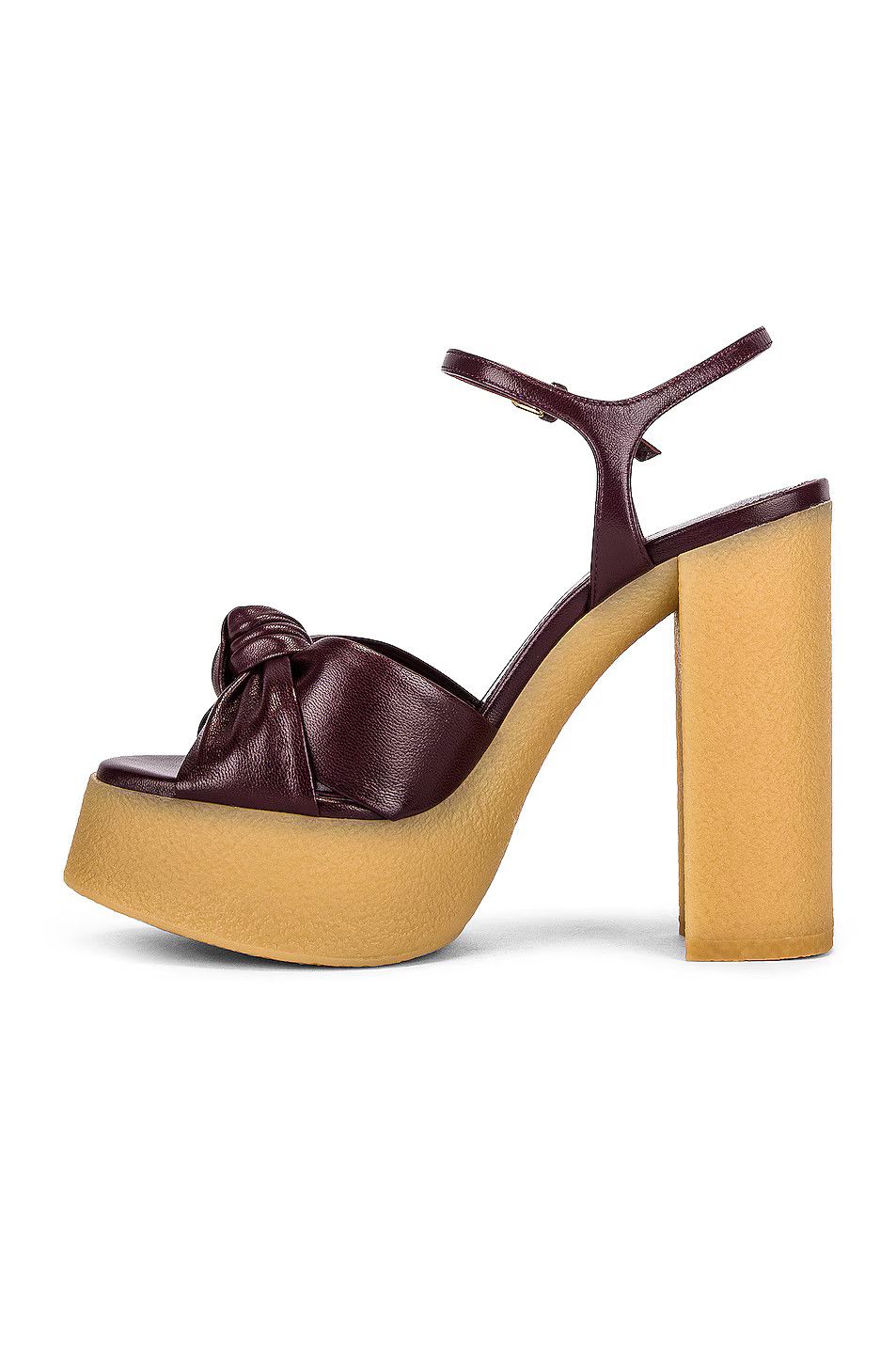 Saint Laurent Paris o1bcso1str1124 Blanca 85 N San Muriel in Wine Red Size US 10.5 / IT 40.5 - 3 Thumbnail