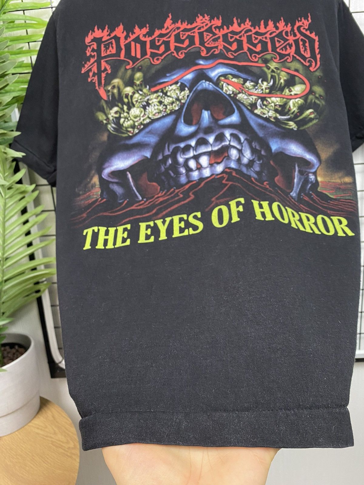 Band Tees × Vintage POSSESSED "THE EYES OF HORROR" vintage T shirt Tee Men L Size US L / EU 52-54 / 3 - 8 Thumbnail