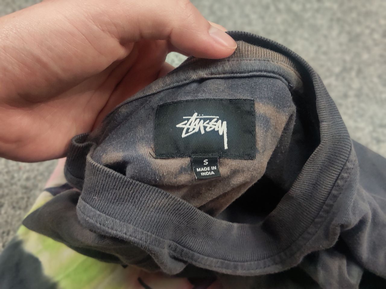 Stussy Styssy Tie Dye Stripe Jersey Long sleeve Shirt Vintage Y2K Size US S / EU 44-46 / 1 - 14 Thumbnail