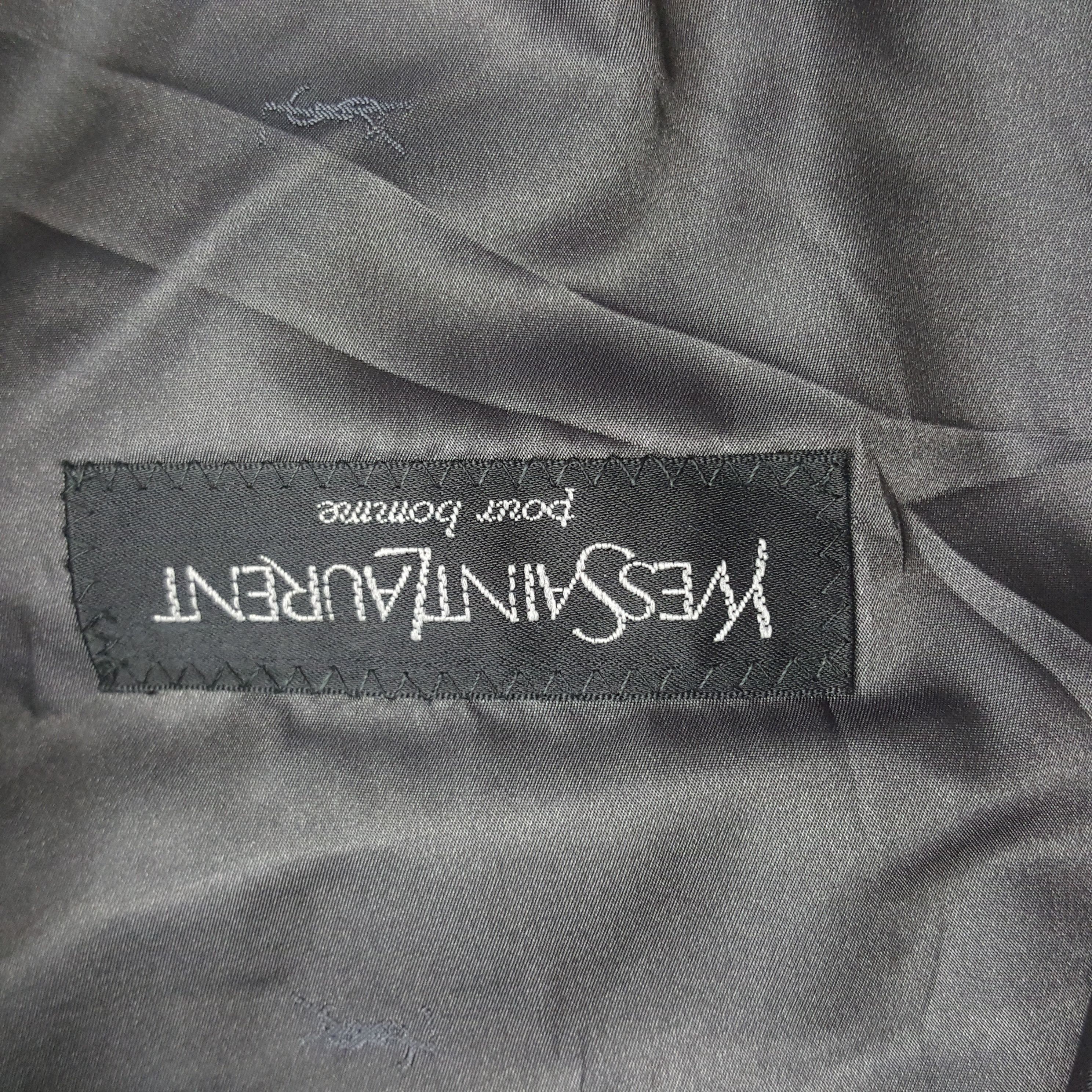 Yves Saint Laurent Vintage Yves Saint Laurent Pour Homme Blazer Jacket Size US M / EU 48-50 / 2 - 9 Thumbnail