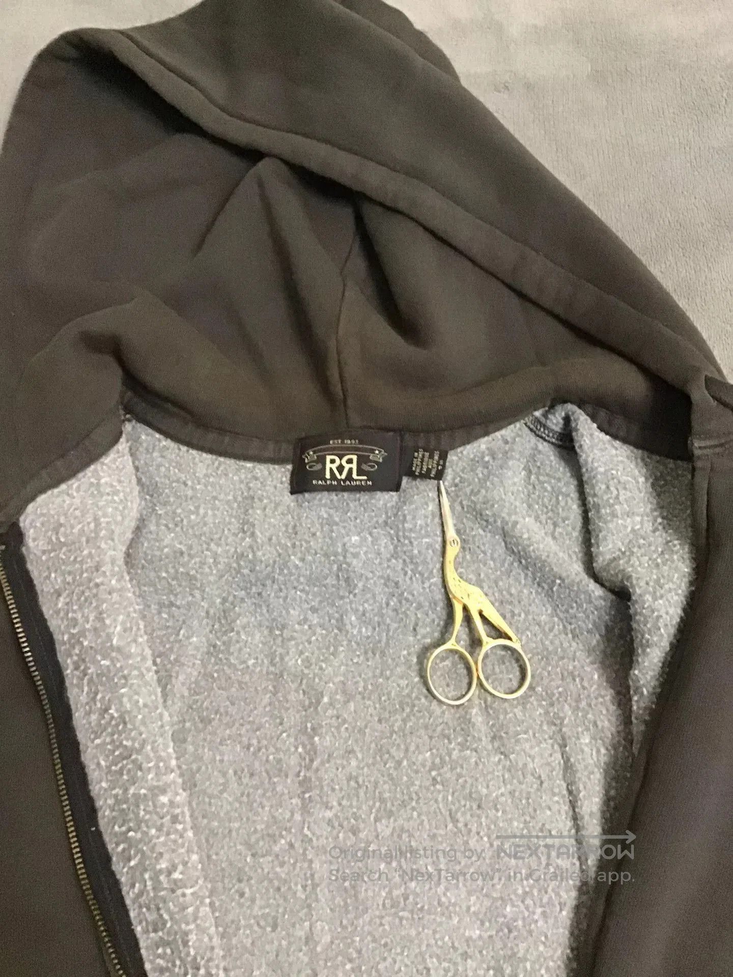 RRL Ralph Lauren RRL Ralph Lauren Fleece Zip Hoodie. Size US S / EU 44-46 / 1 - 5 Thumbnail