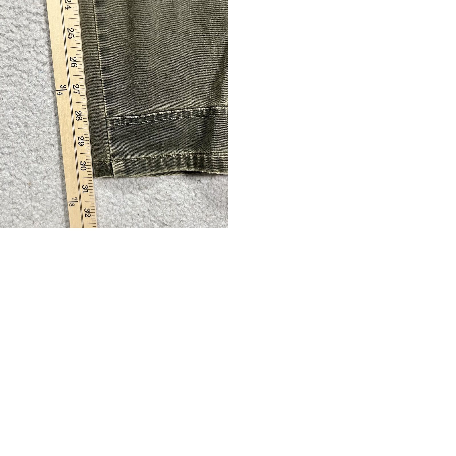 Vintage Kuhl Pants Mens 38x30 Patina Dye Easy Rydr Cargo Stretch Work 5-Pocket Green Cotton Regular Mens Size US 38 / EU 54 - 10 Thumbnail