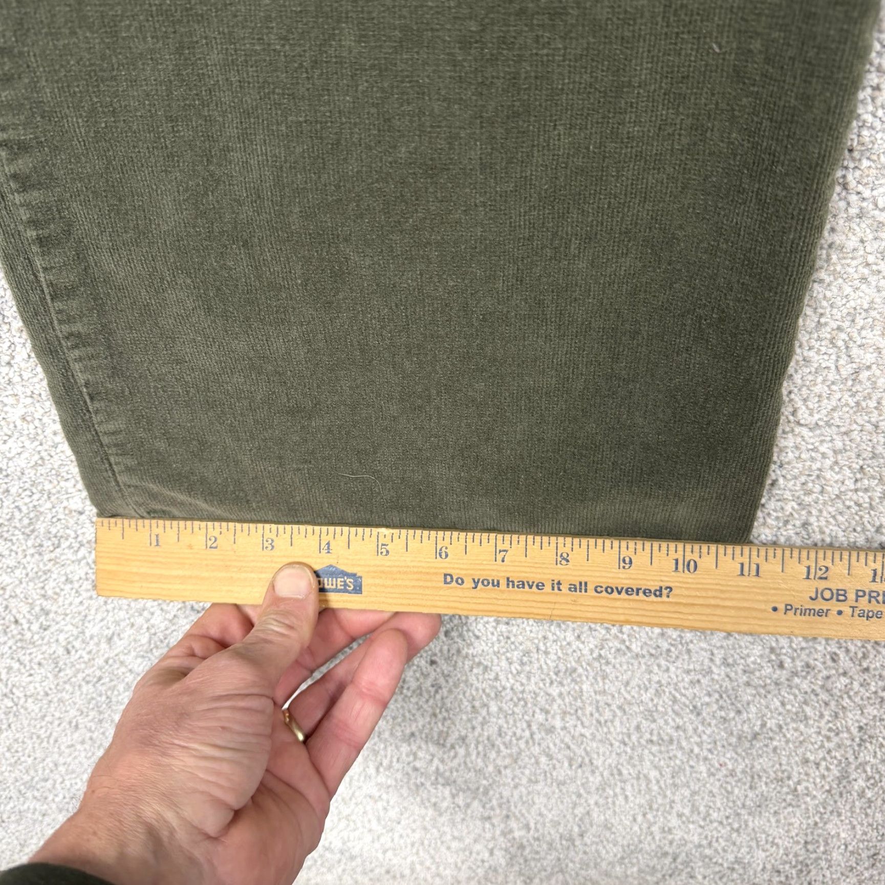 Vintage VINTAGE Fashion Bug Corduroy Pants Womens 22W Plus Green Stretch Capri Casual 90s Retro Size 40" / US 18 - 3 Thumbnail