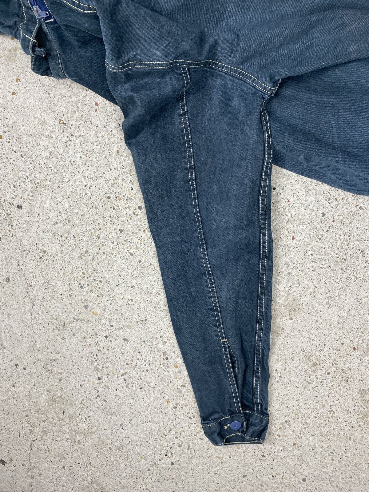 Brooklyn Mint Brooklyn mint jumpsuit denim jeans biggie hip hop navy Size US 38 / EU 54 - 14 Thumbnail