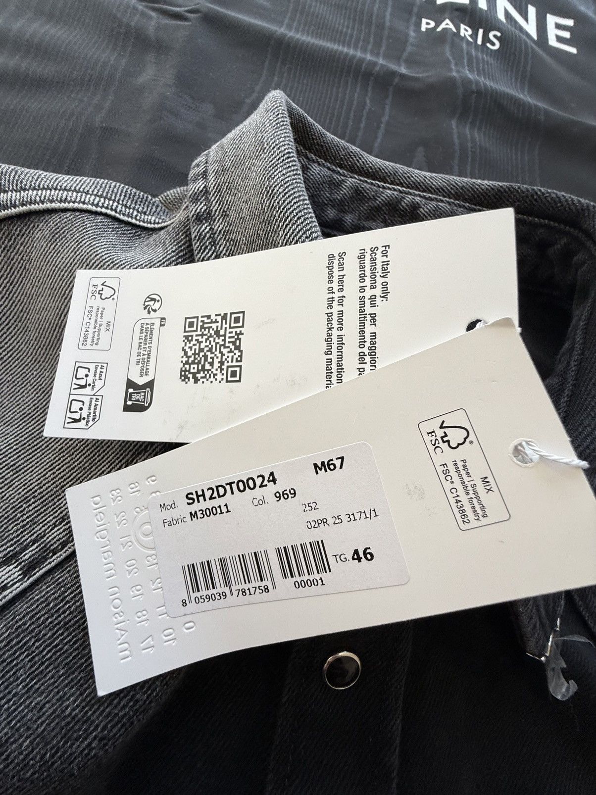 Maison Margiela Martin Margiela MM6 metal tip faded weatern denim shirt Size US S / EU 44-46 / 1 - 21 Thumbnail