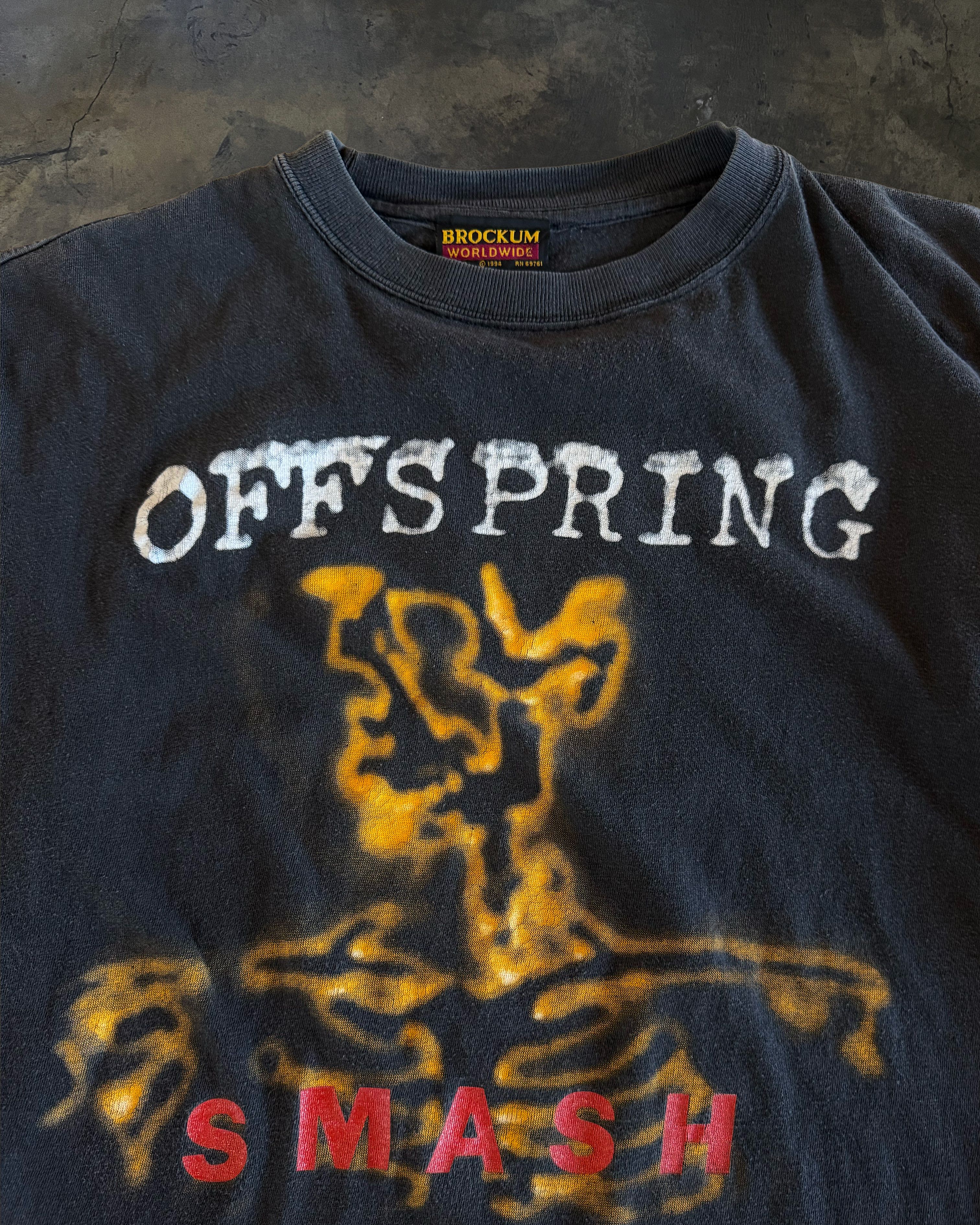 Vintage 1994 THE OFFSPRING "SMASH" ALBUM COVER TEE Size US M / EU 48-50 / 2 - 2 Thumbnail