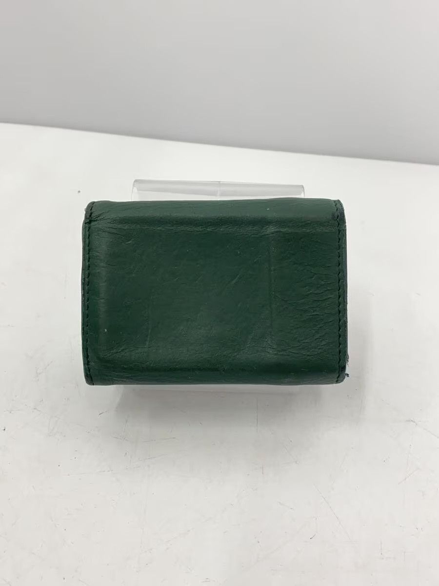 Balenciaga Balenciaga Leather Bi-Fold Wallet Green Size ONE SIZE - 2 Thumbnail
