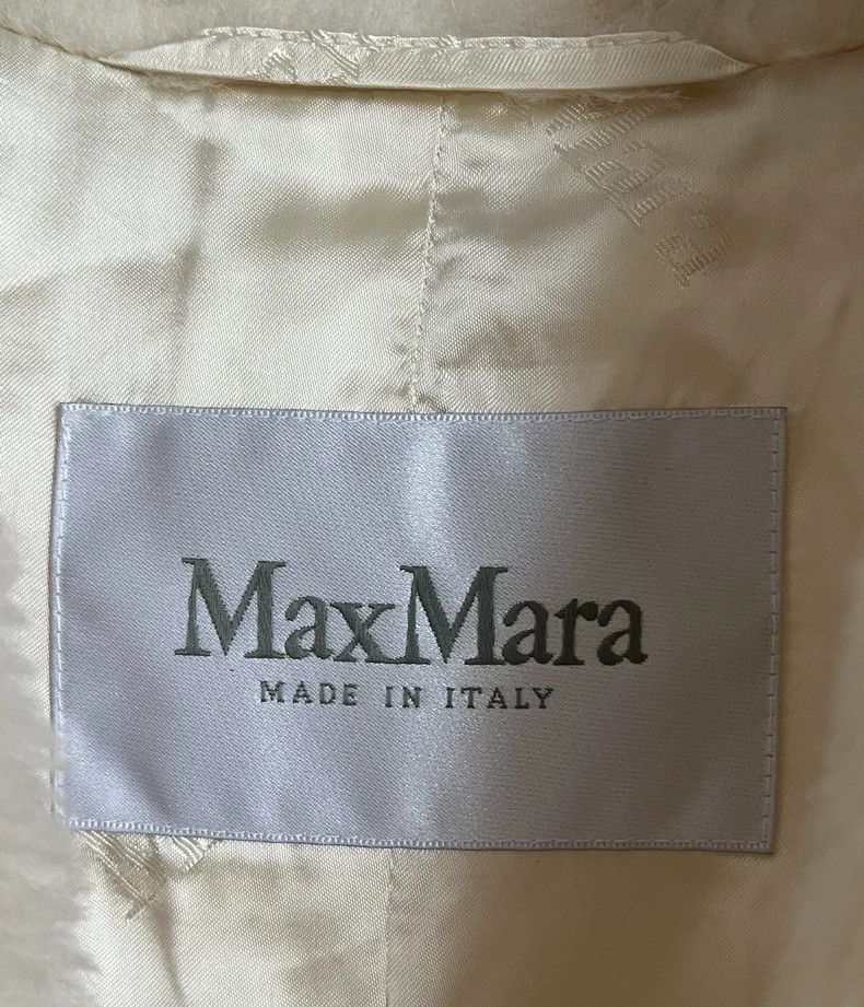 Max Mara Max Mara White teddy coat Size S / US 4 / IT 40 - 3 Thumbnail