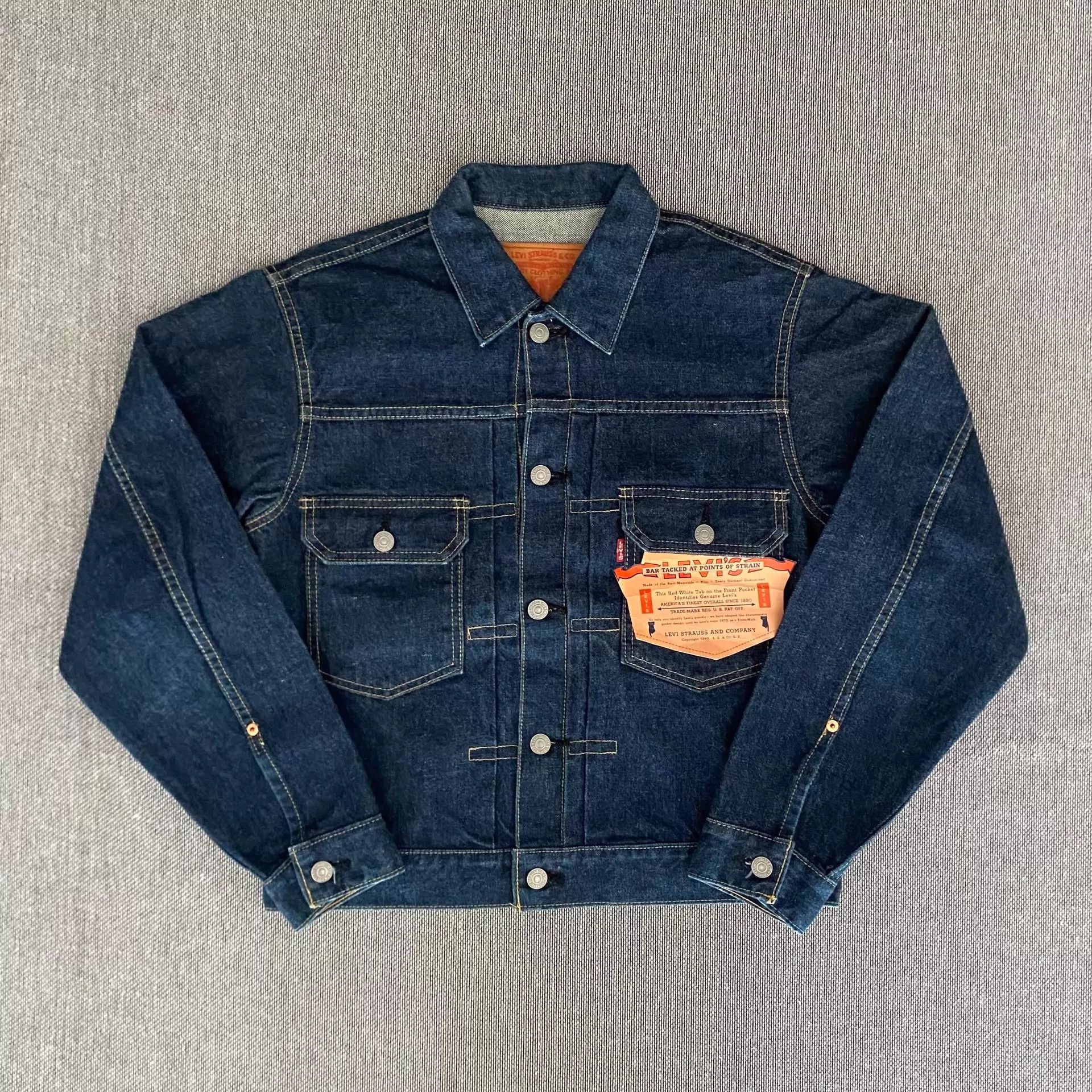 Levi's Levi's LVC 507 Type 2 Raw Denim Jacket Japan 38 Size US S / EU 44-46 / 1 - 1 Thumbnail