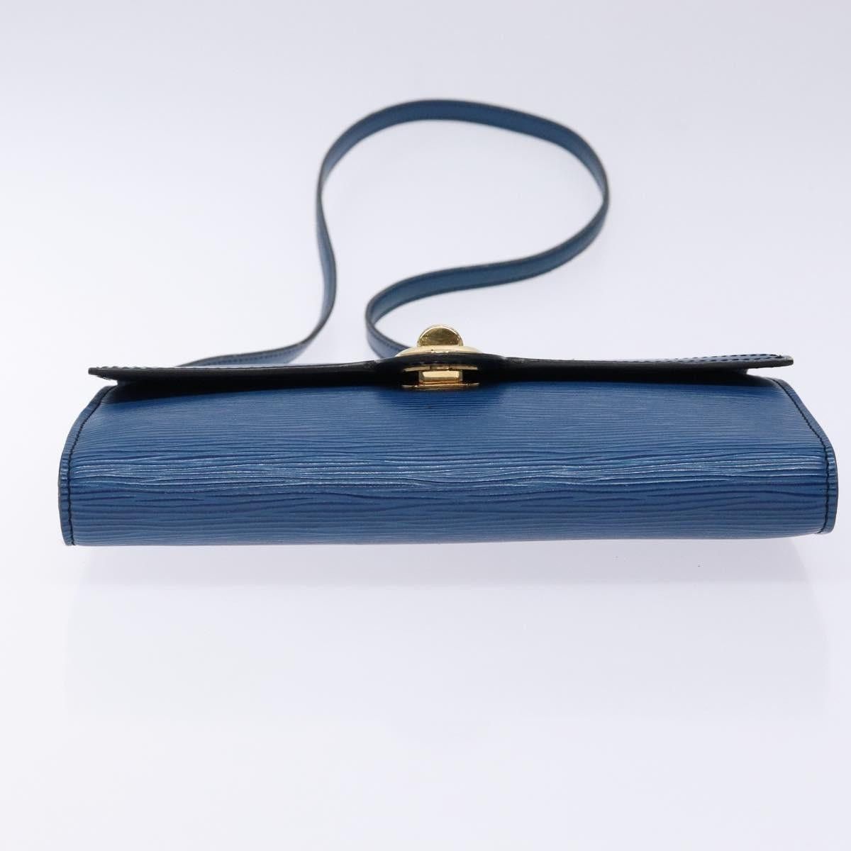 Louis Vuitton LOUIS VUITTON Epi Pochette Arche Shoulder Bag Blue M52575 Size ONE SIZE - 9 Thumbnail