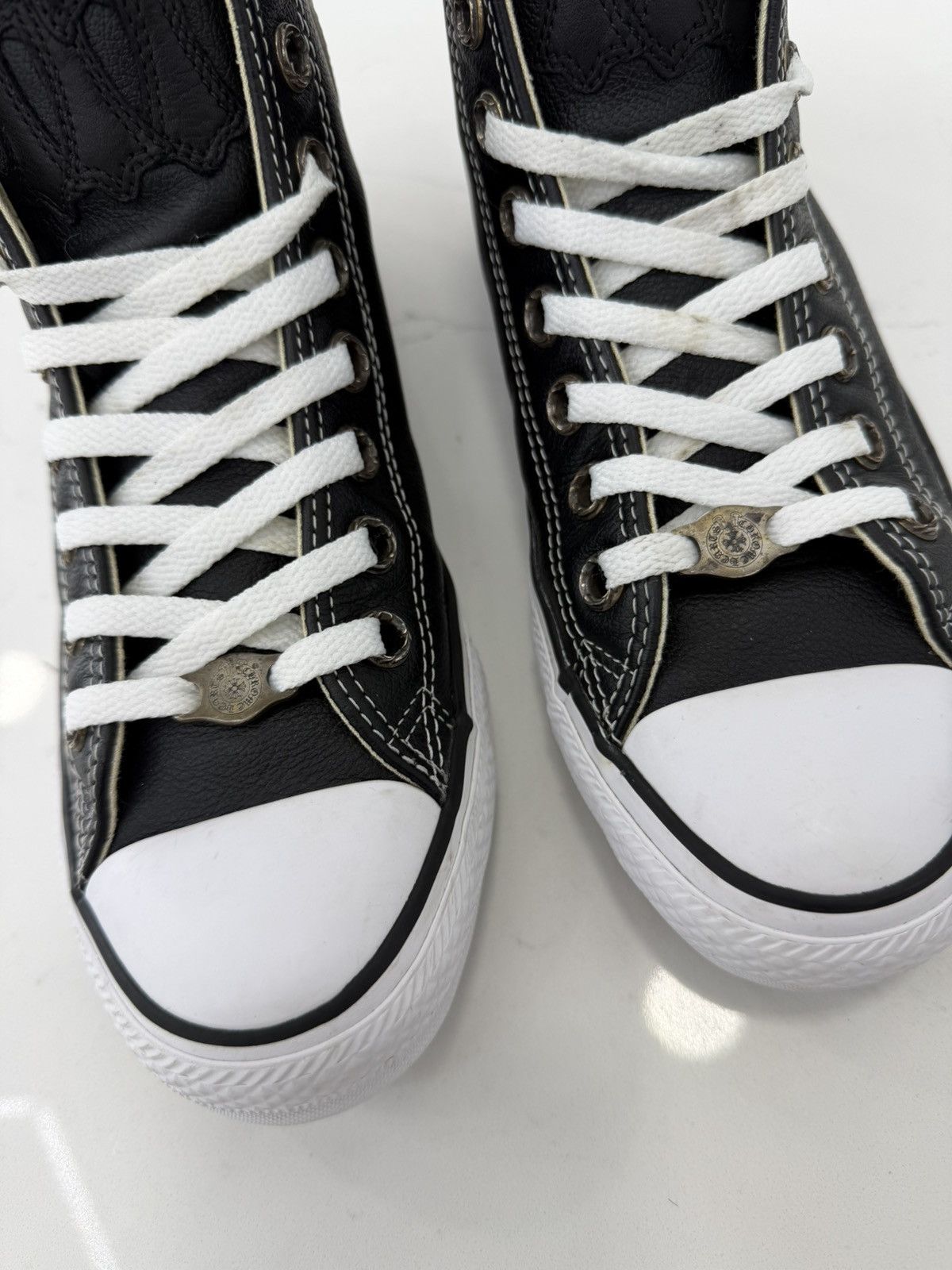 Chrome Hearts Chrome hearts patch converse highs Size US 7.5 / EU 40-41 - 3 Thumbnail