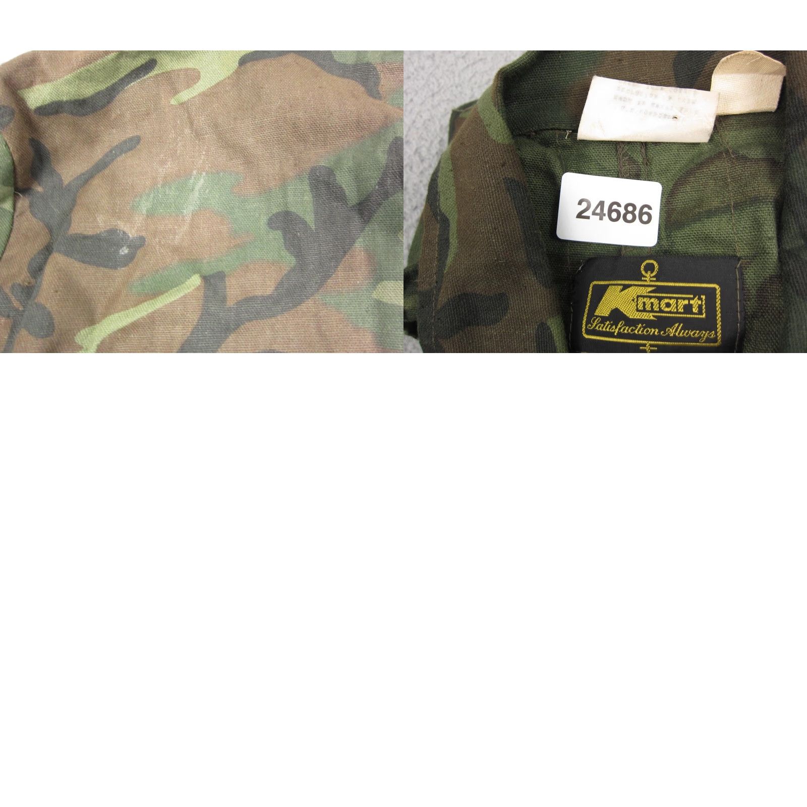 Vintage VINTAGE K-mart Shirt Camouflage Canvas Button-Up 90s Outdoor Mens M Green Cotton Canvas Button-Down Collar Shirt Size US M / EU 48-50 / 2 - 10 Thumbnail