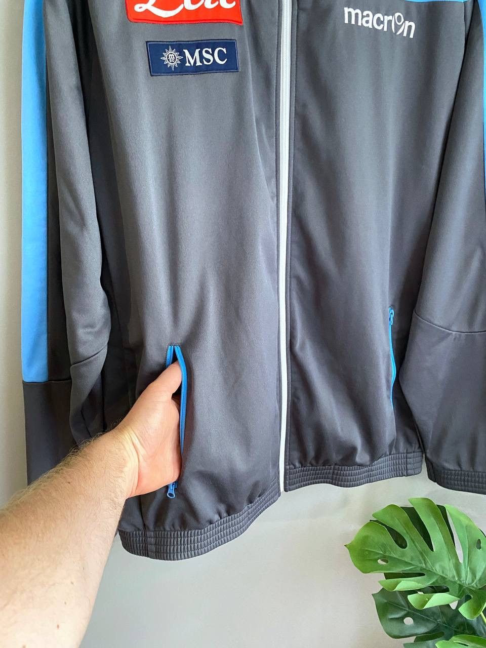Macron Macron SSC Napoli 2012/2013 Soccer Track Jacket, Size XXL Size US XXL / EU 58 / 5 - 6 Thumbnail