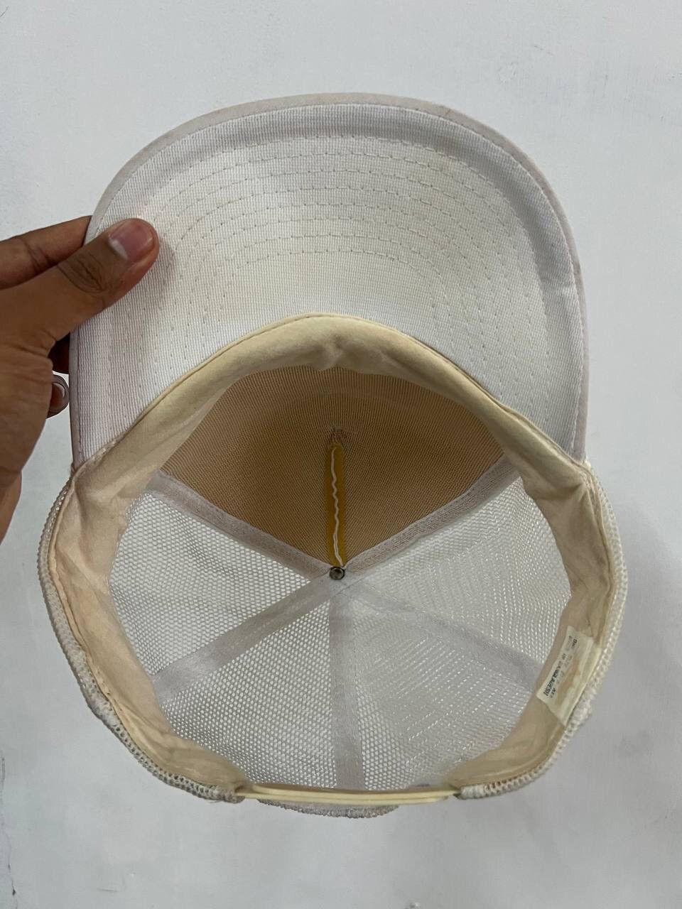 Vintage A-1 White Trucker Hat Size ONE SIZE - 9 Thumbnail